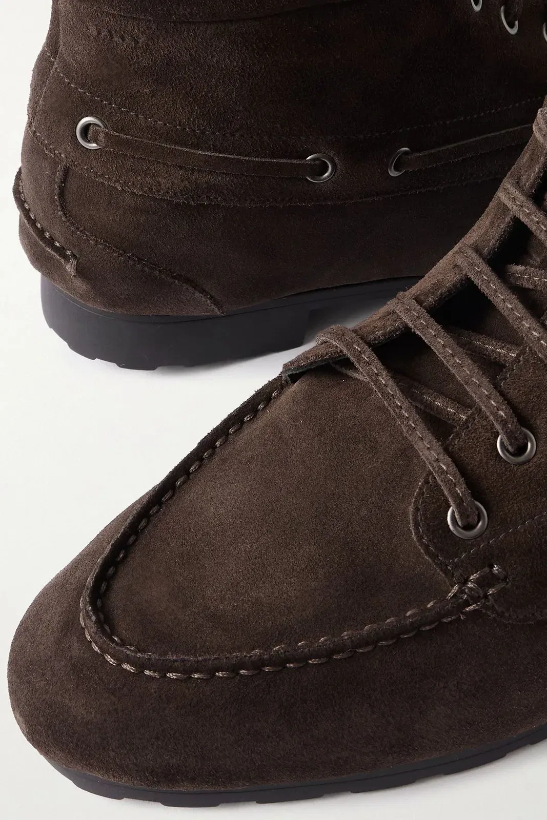 Bally Paphos Suede Ankle Boots Chocolate Women's