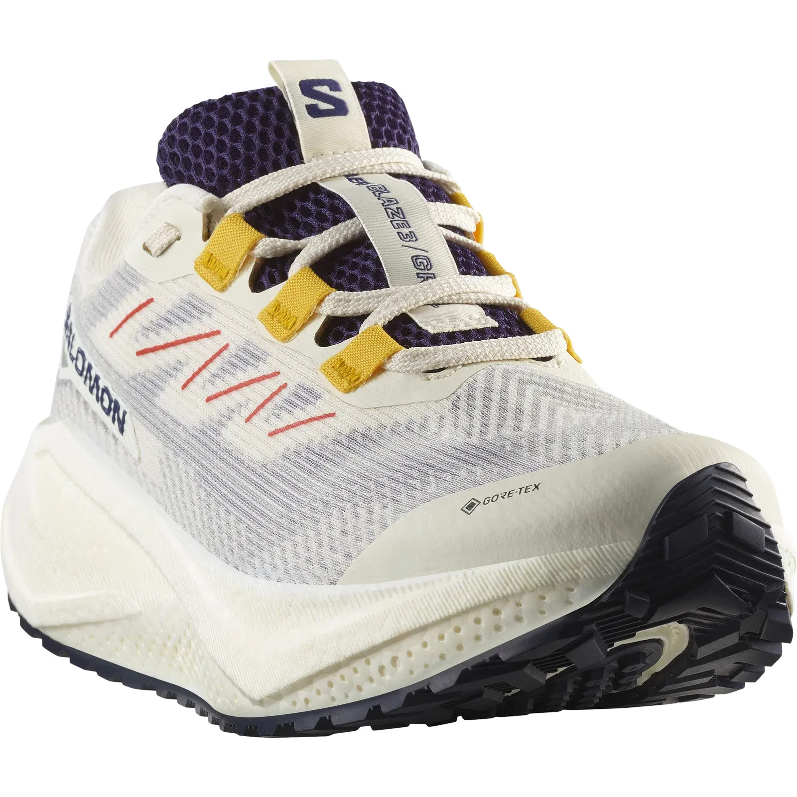 Salomon Aero Blaze 3 Grvl Gore-Tex Gravel Running Shoes Womens Vanilla Ice