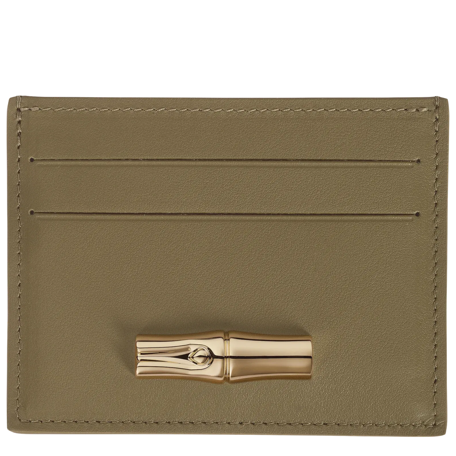 Longchamp Le Roseau Card holder Olive