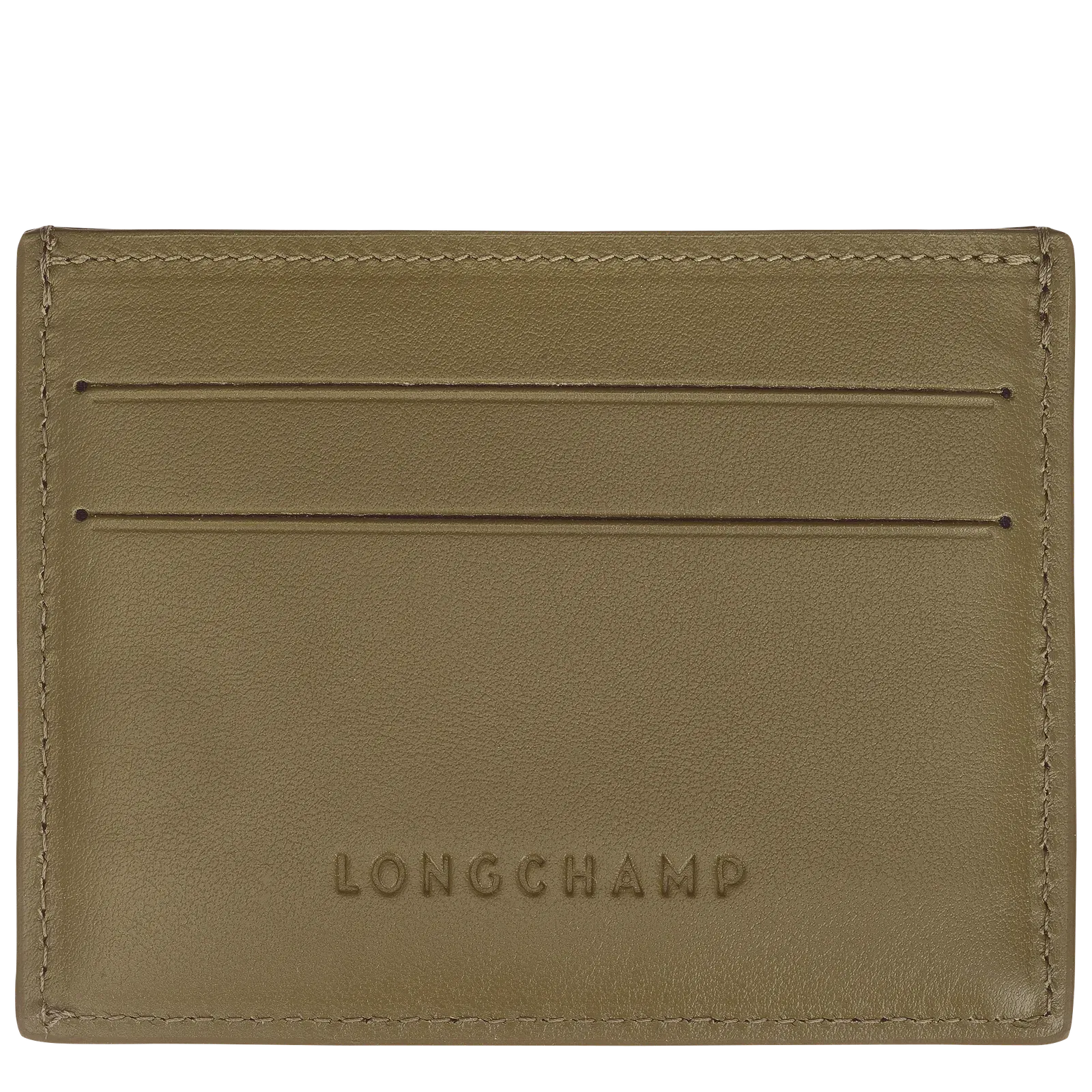 Longchamp Le Roseau Card holder Olive