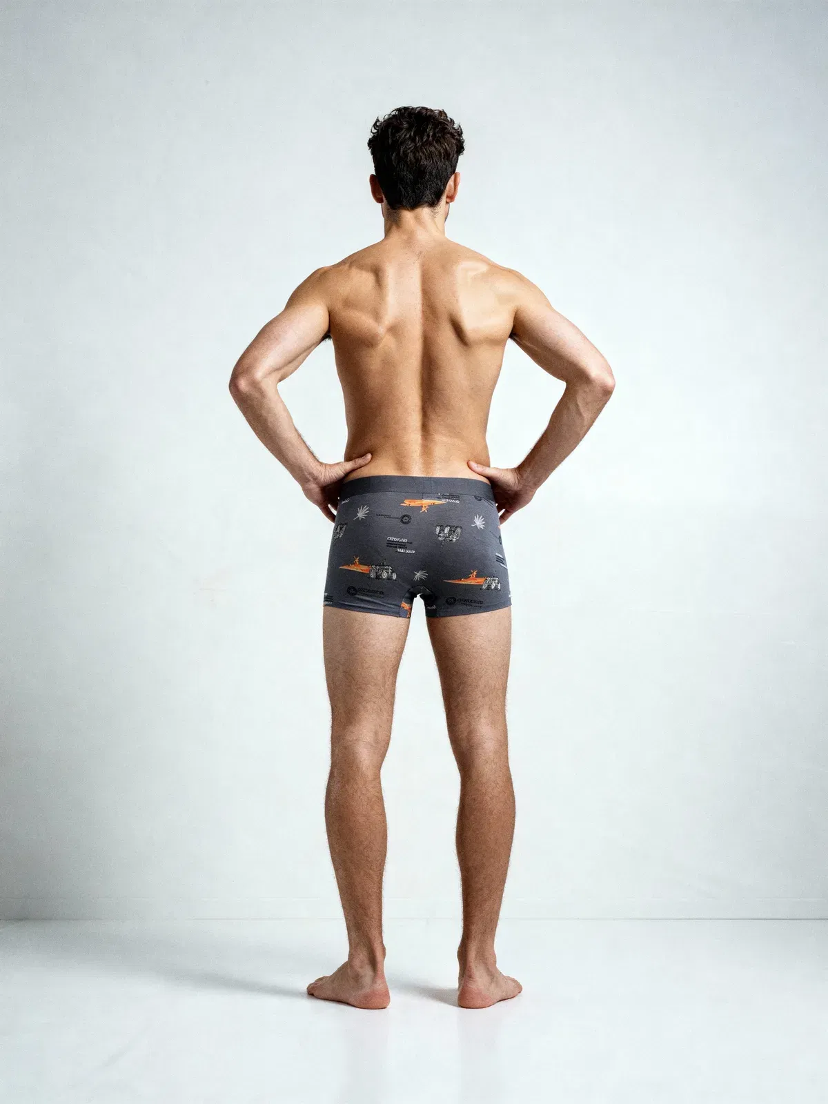 Men V WALKS SIZZLE SORE printed Luxury Elastic Trunk by Manaca