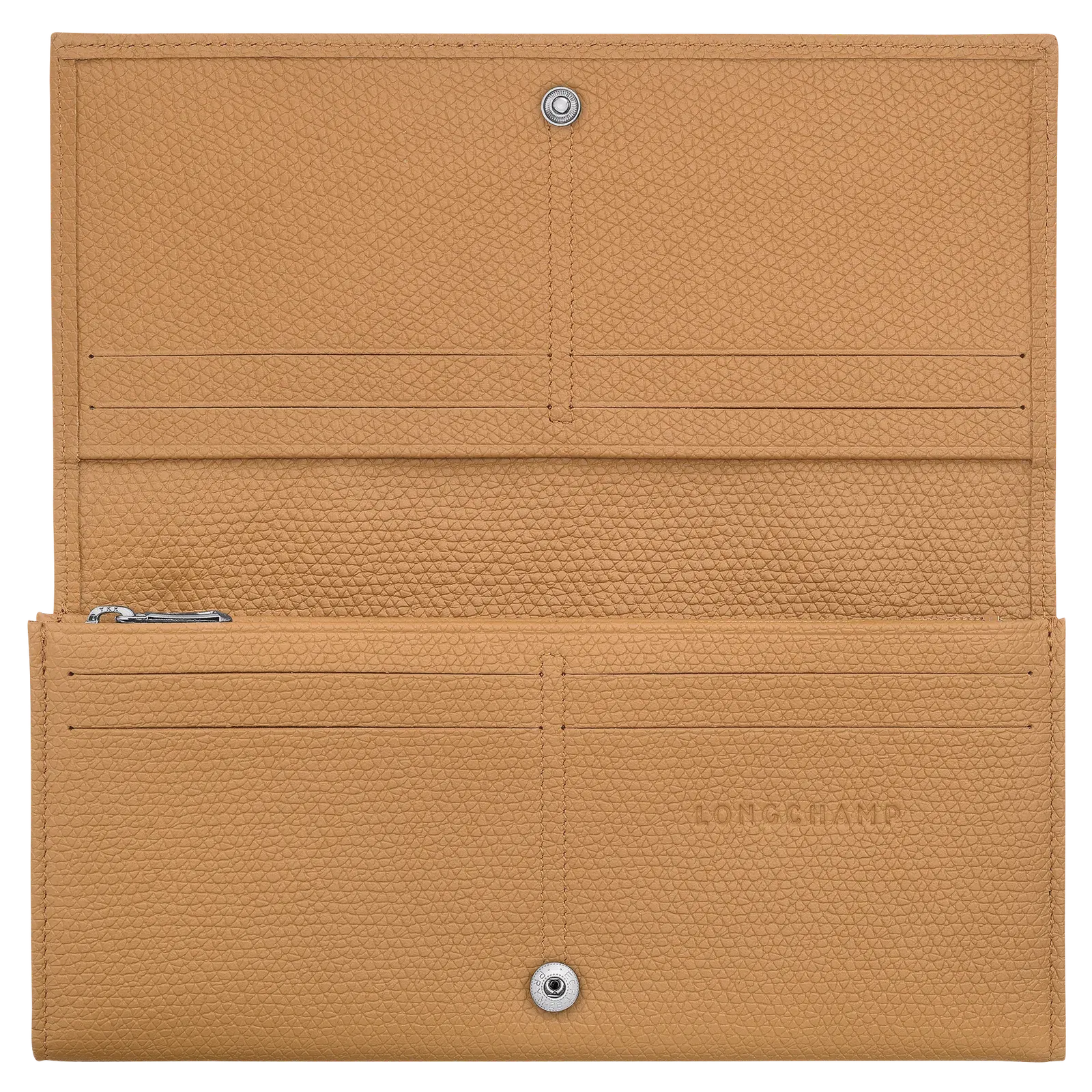 Longchamp Le Roseau Long continental wallet Walnut
