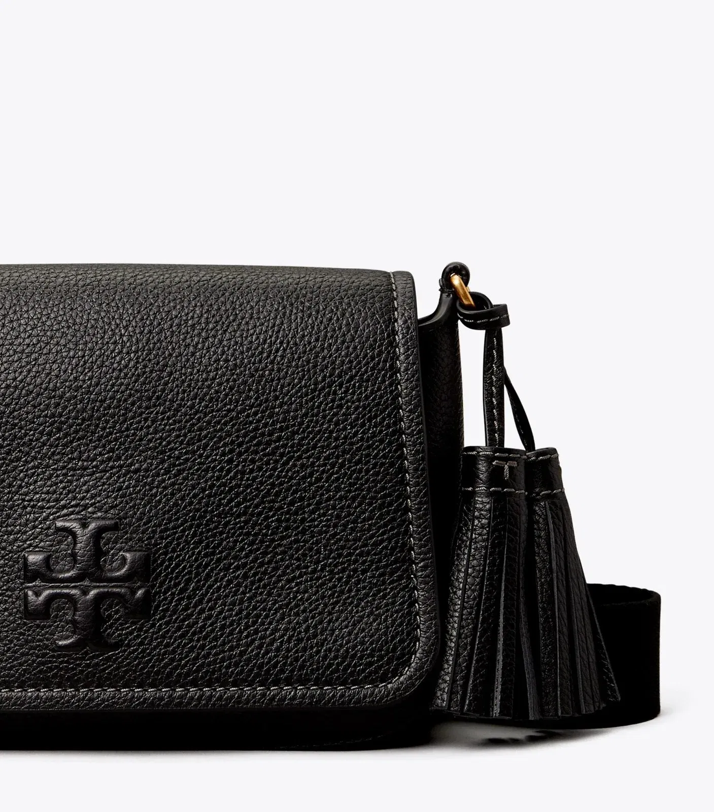 Leather Flap Crossbody
