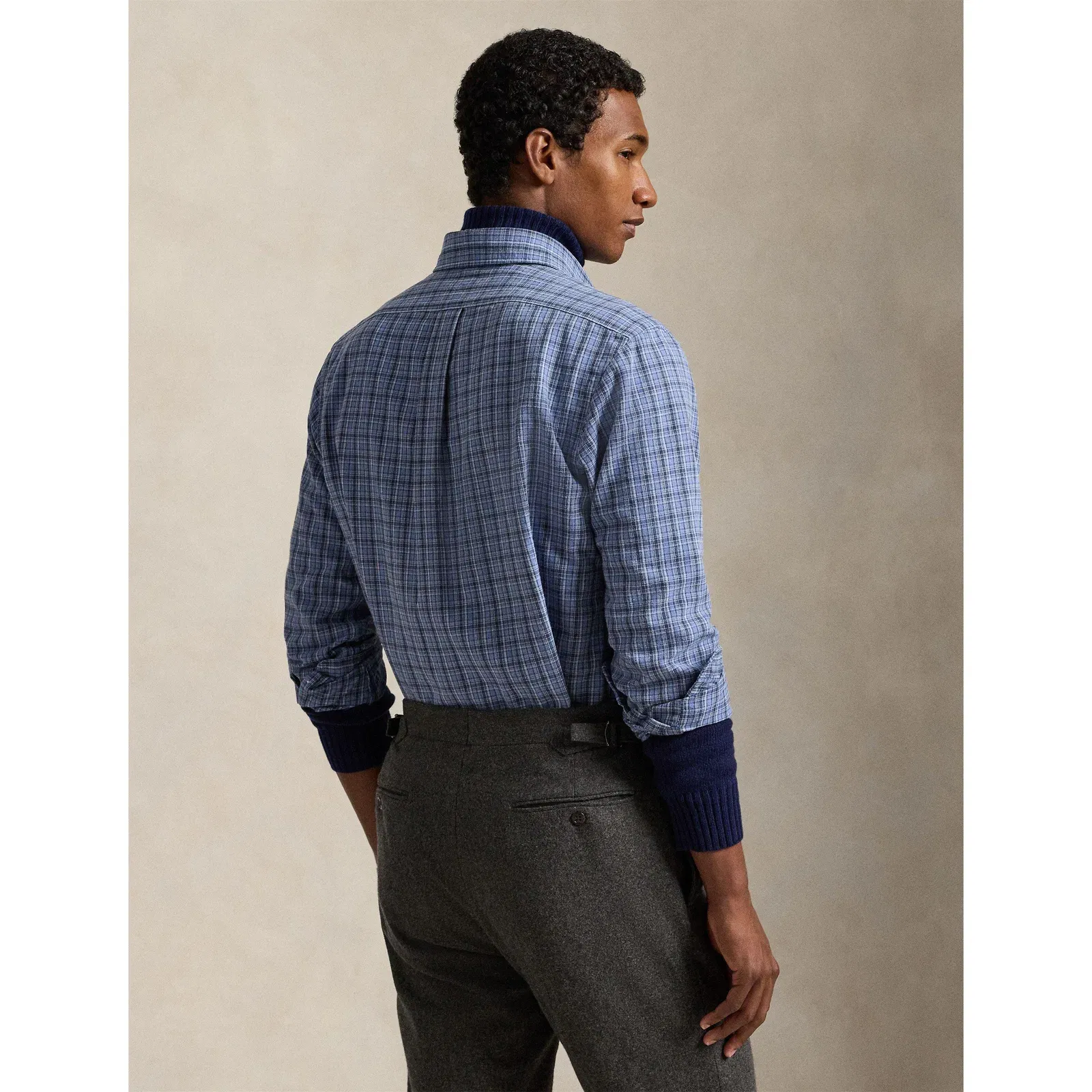 BrushOxf Long Sleeve Patterned Shirt