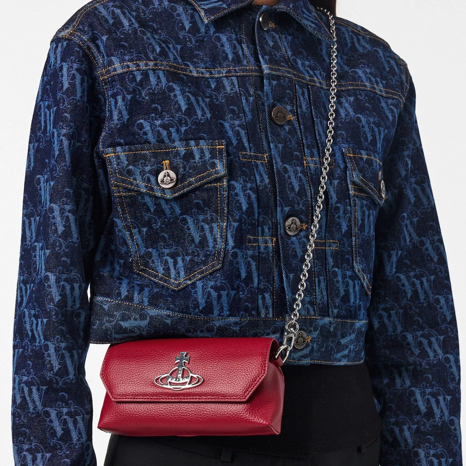 Viv Mini Chain Pouch Clutch Bag