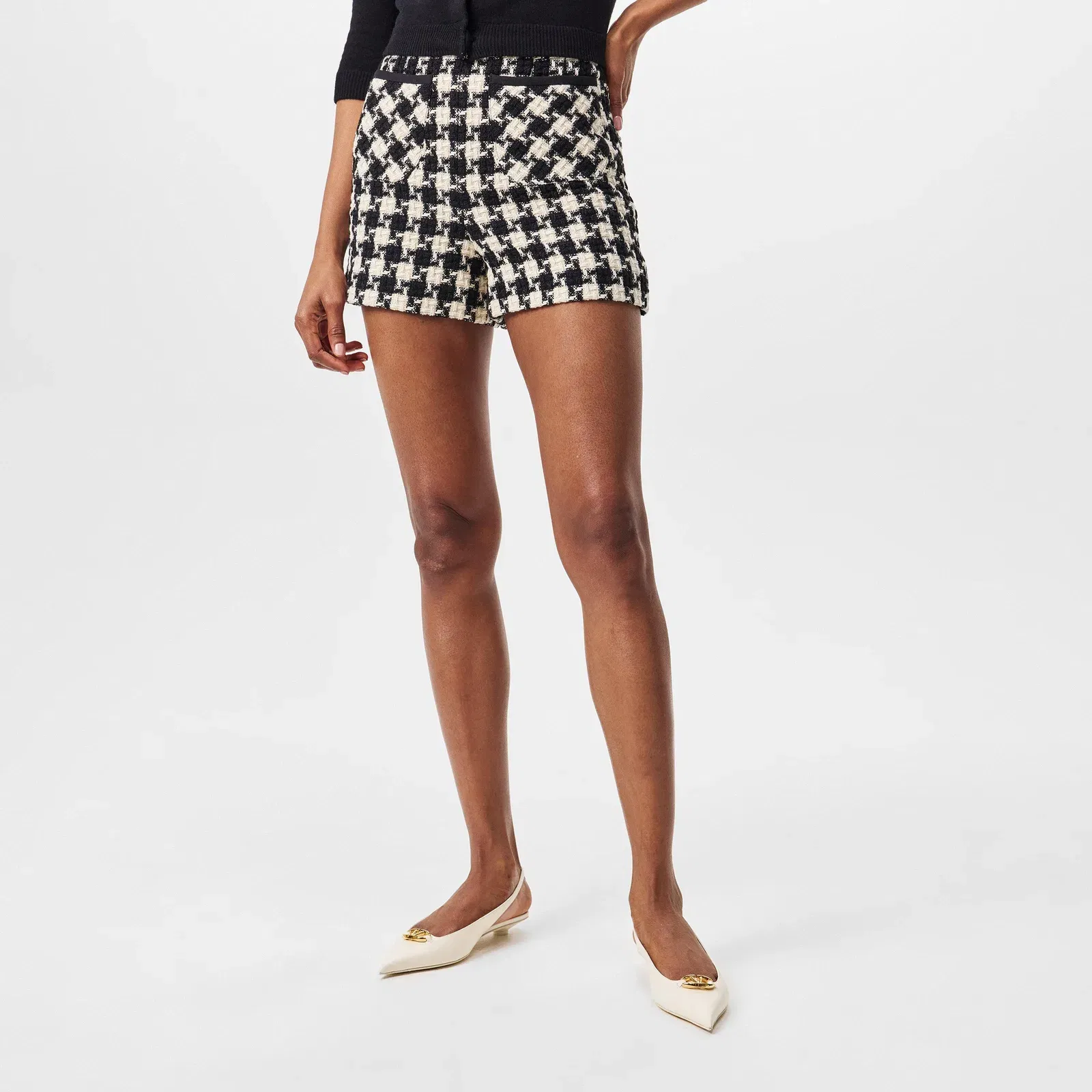 Damier Light Tweed Shorts