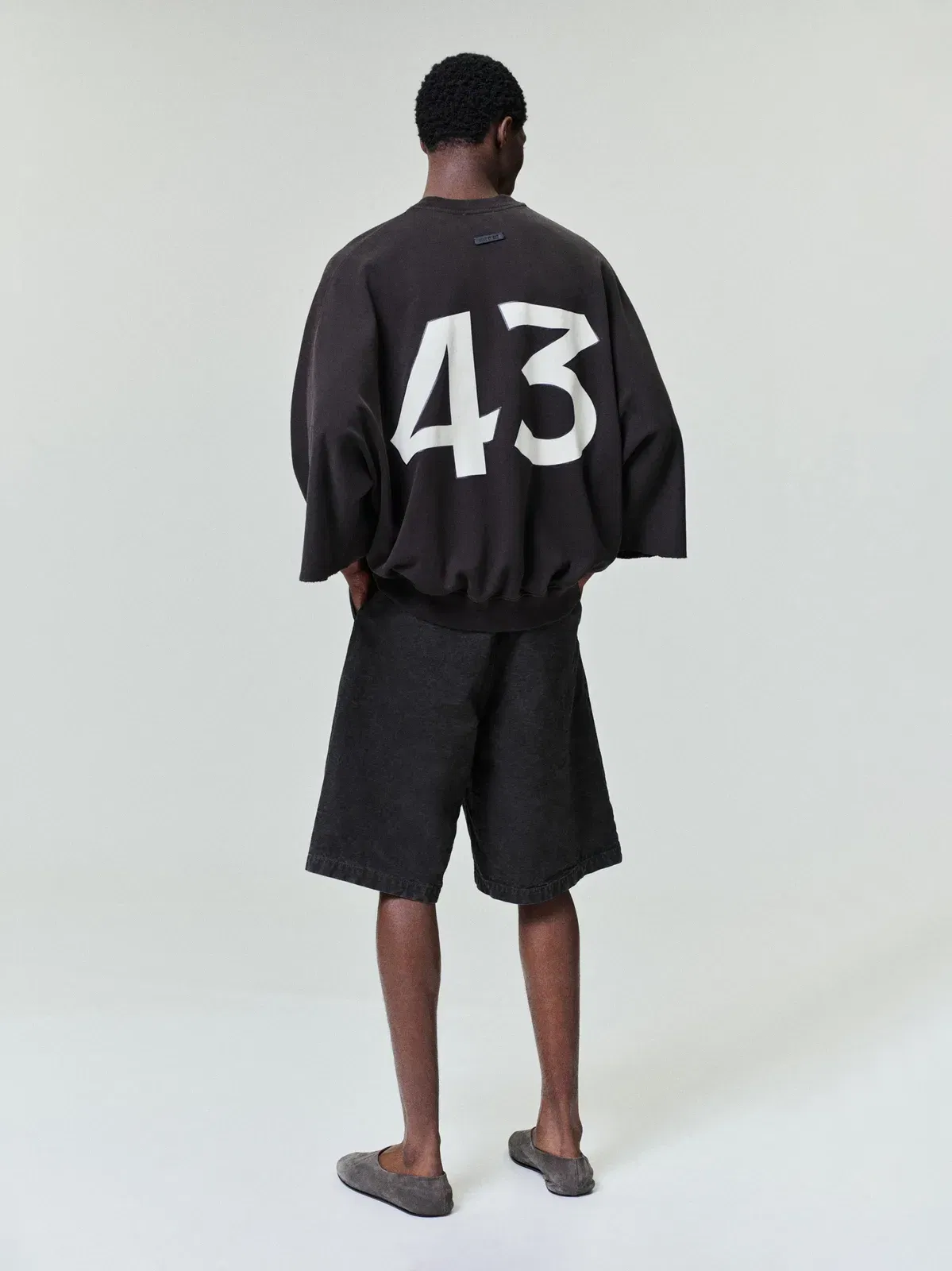 Essentials Washed Canvas Utility Shorts Washed Black