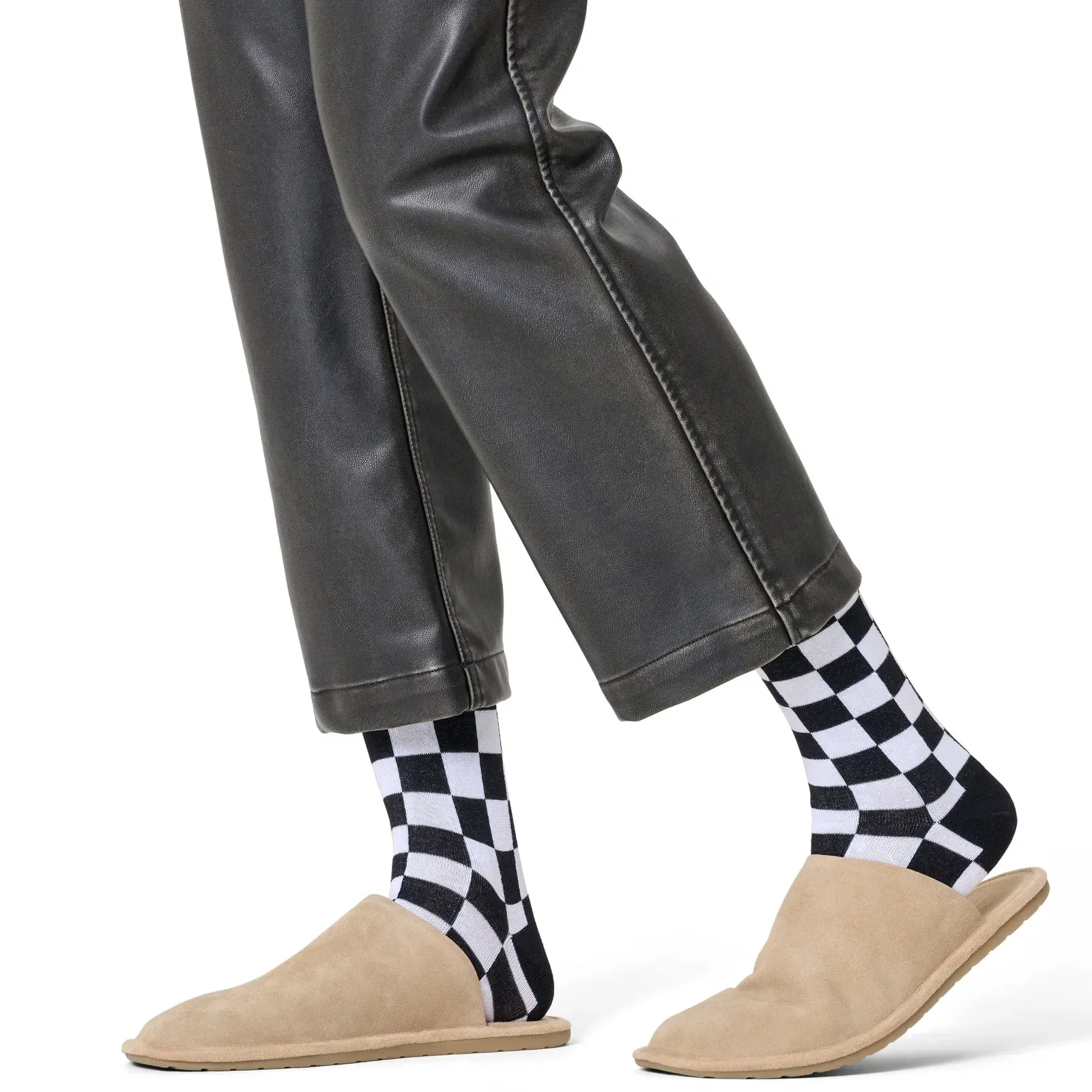 HappySocks Unisex LITE Checkered Crew Length Socks for Women and Men