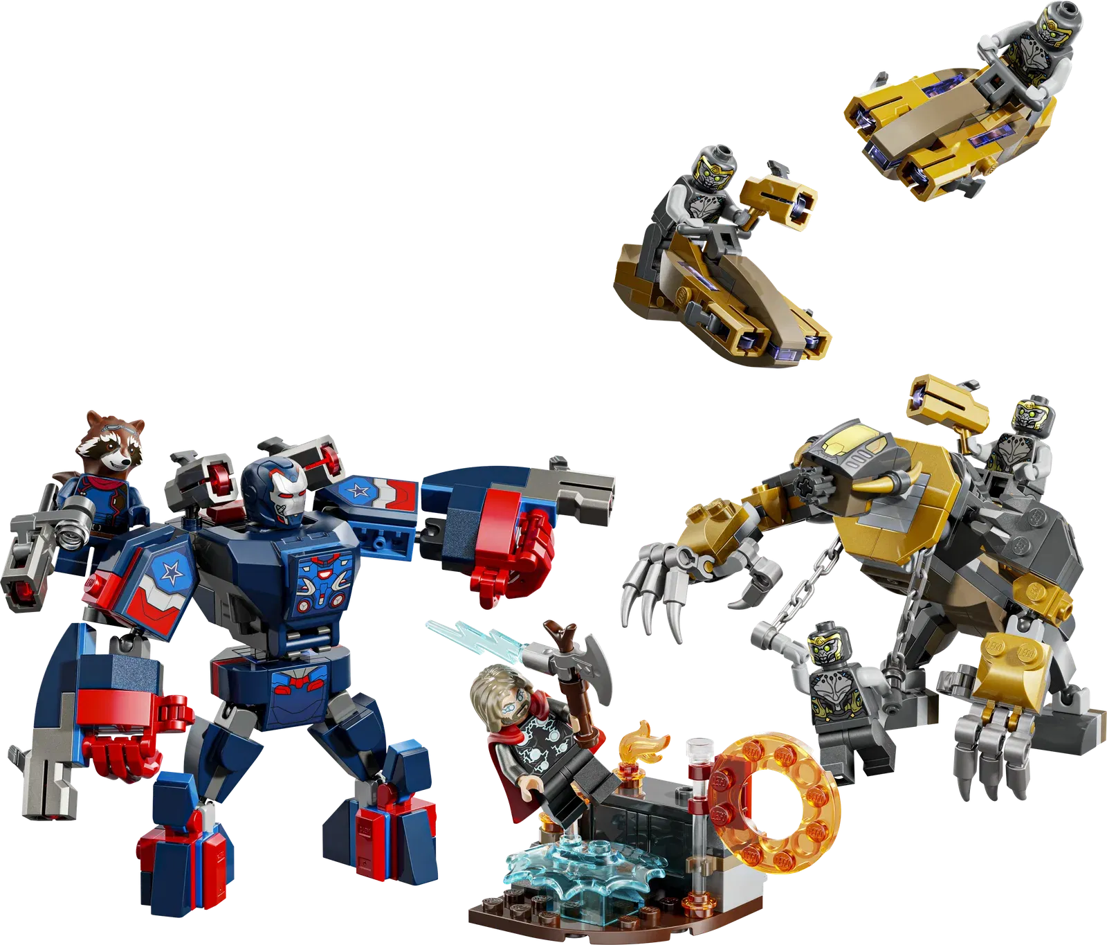 Lego Avengers Endgame Thor vs Chitauri