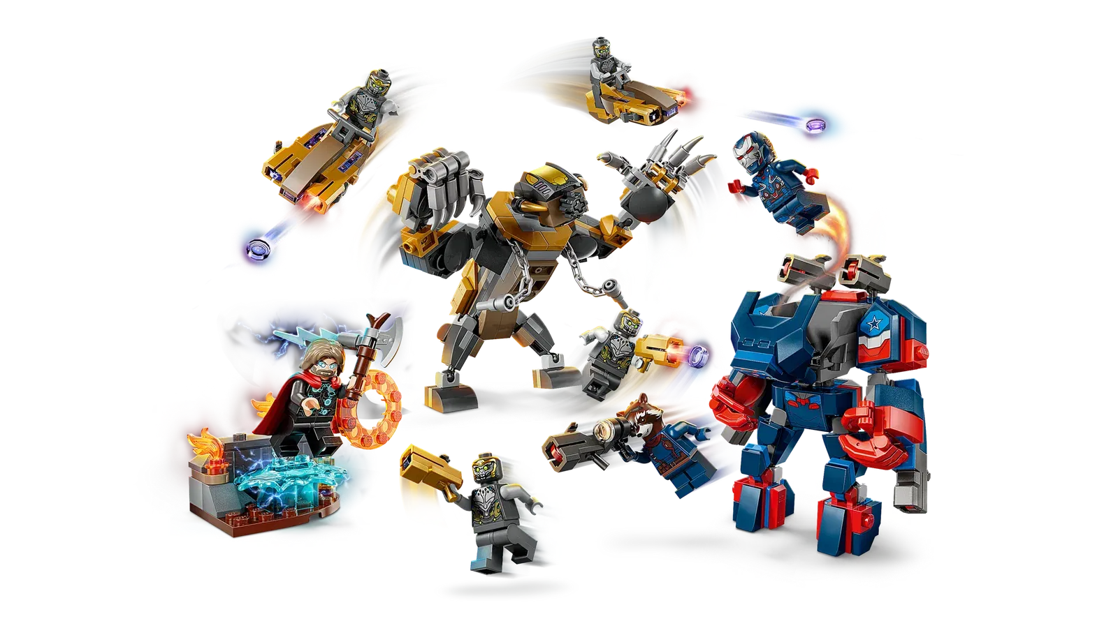 Lego Avengers Endgame Thor vs Chitauri