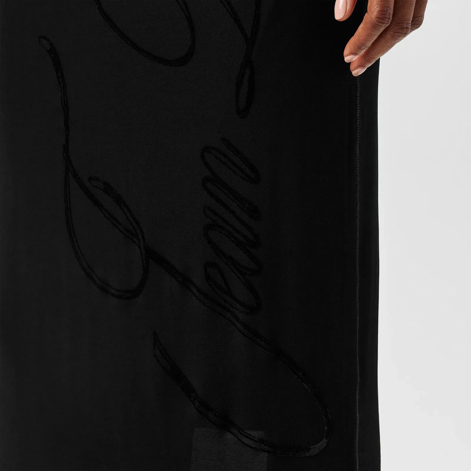 Midi Structured A Line Dress