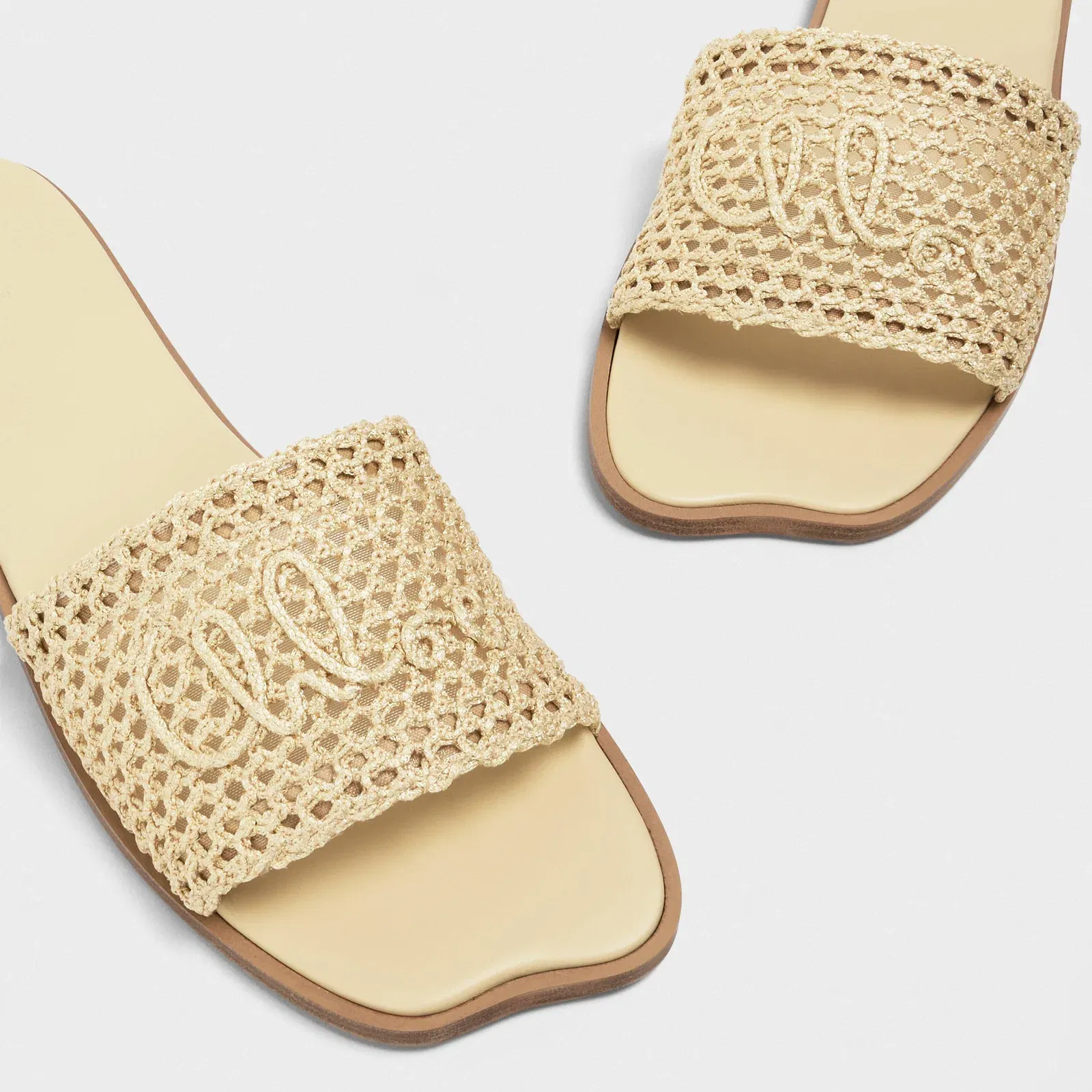 Flower Flat Sandals