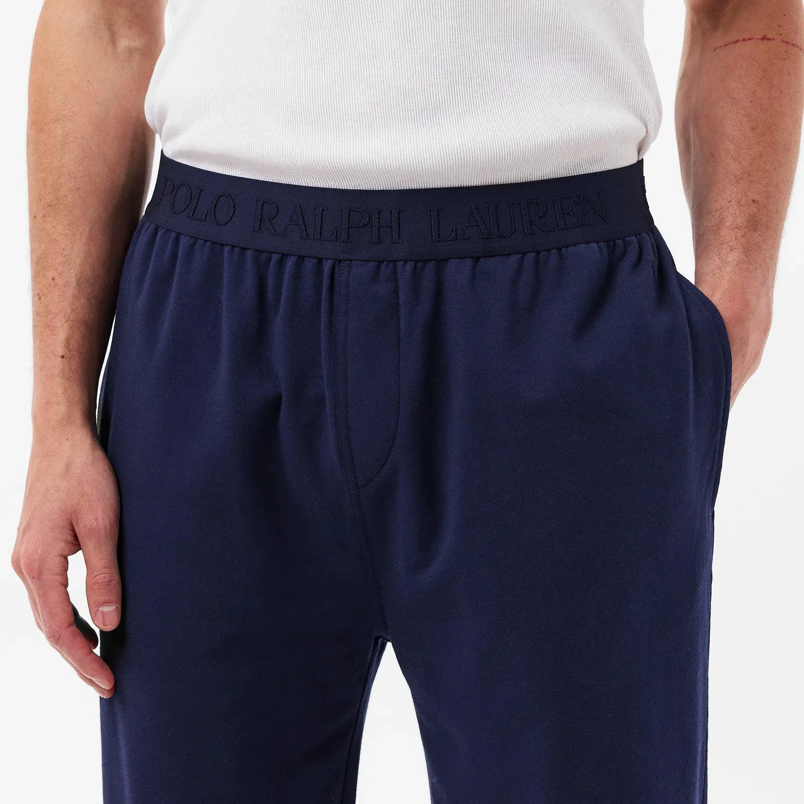 Tonal Taped Closed Hem Jersey Joggers