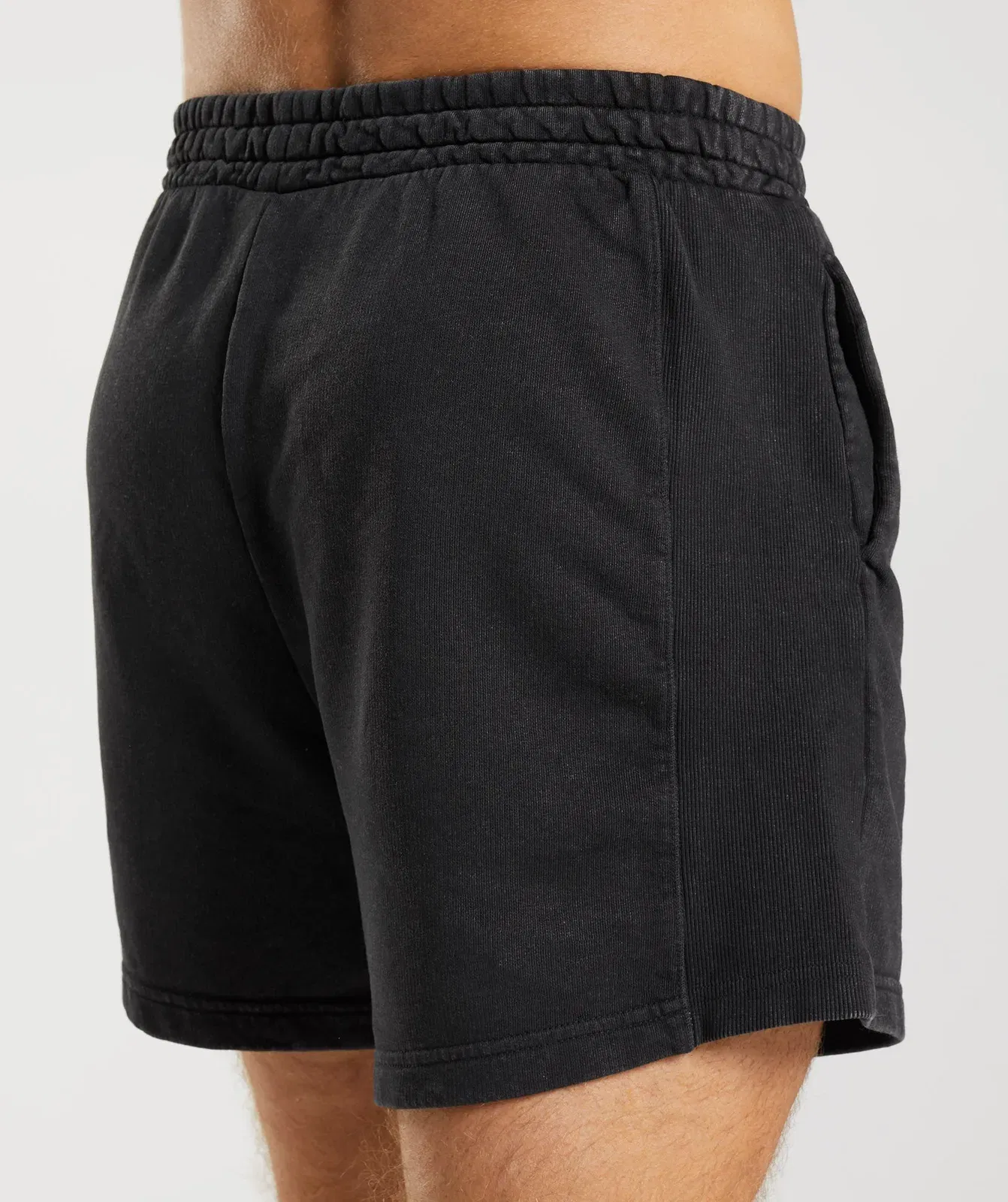 Gymshark Power Washed 5" Shorts - Black