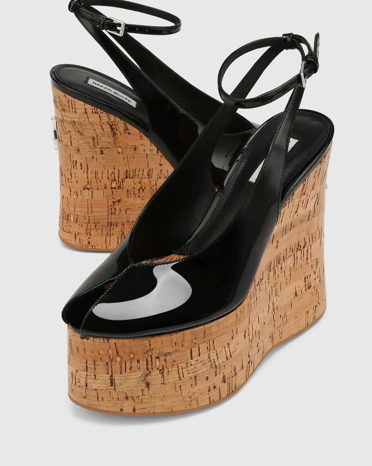 Tansy Black Patent Cork