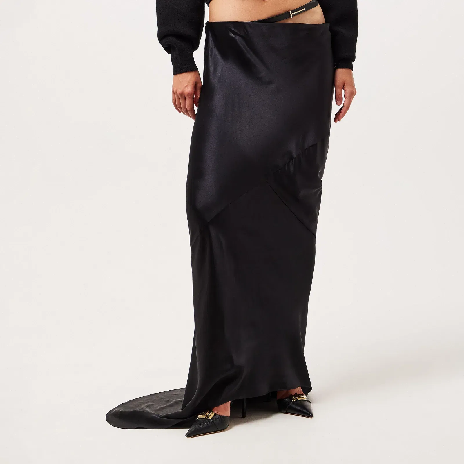 Structured Maxi Skirt