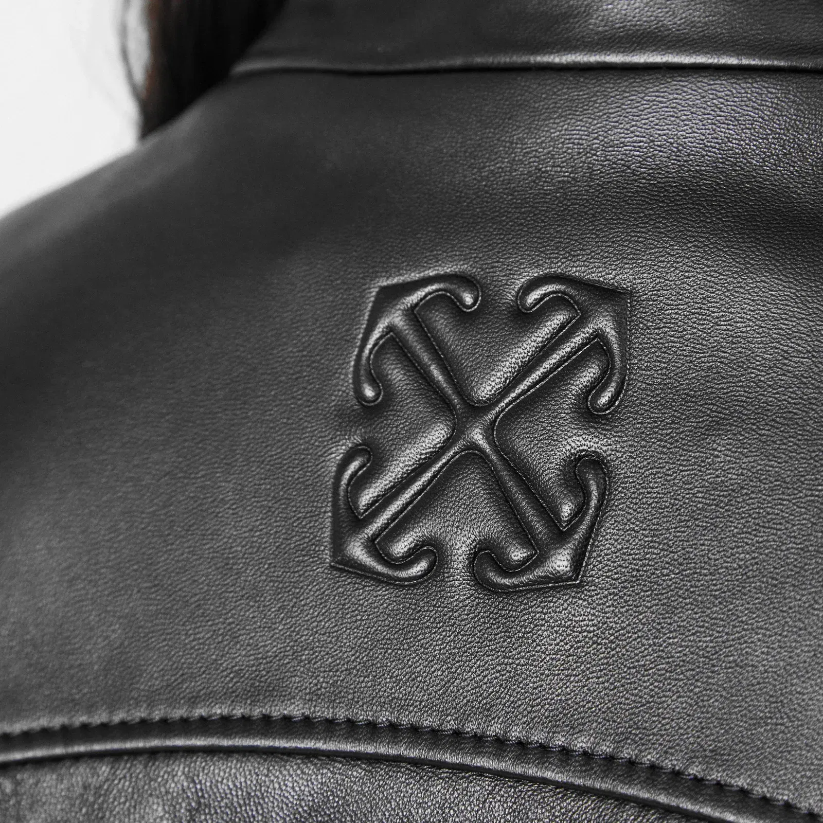 Cargo Belted Leather Jacket