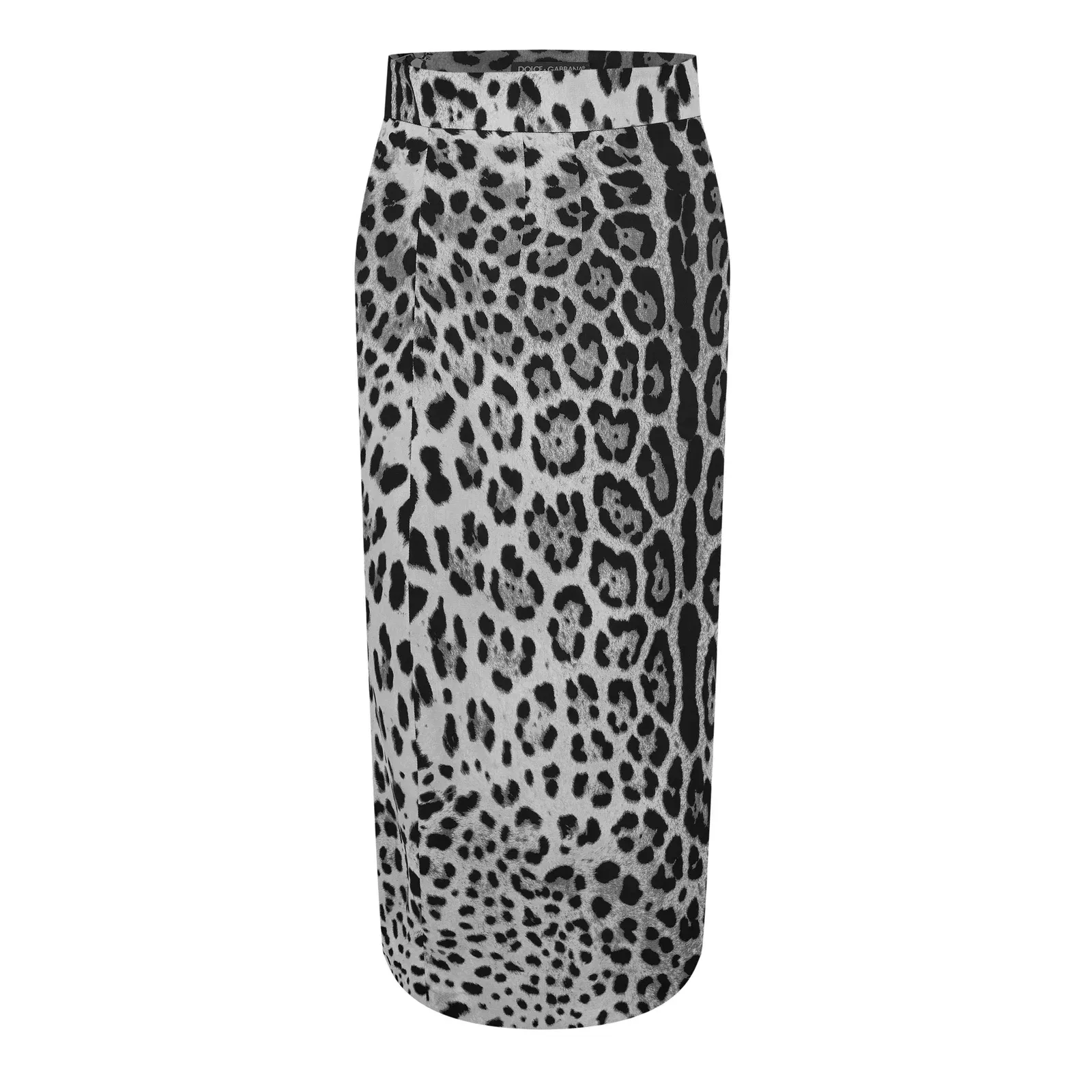 Leopard Print Midi Skirt