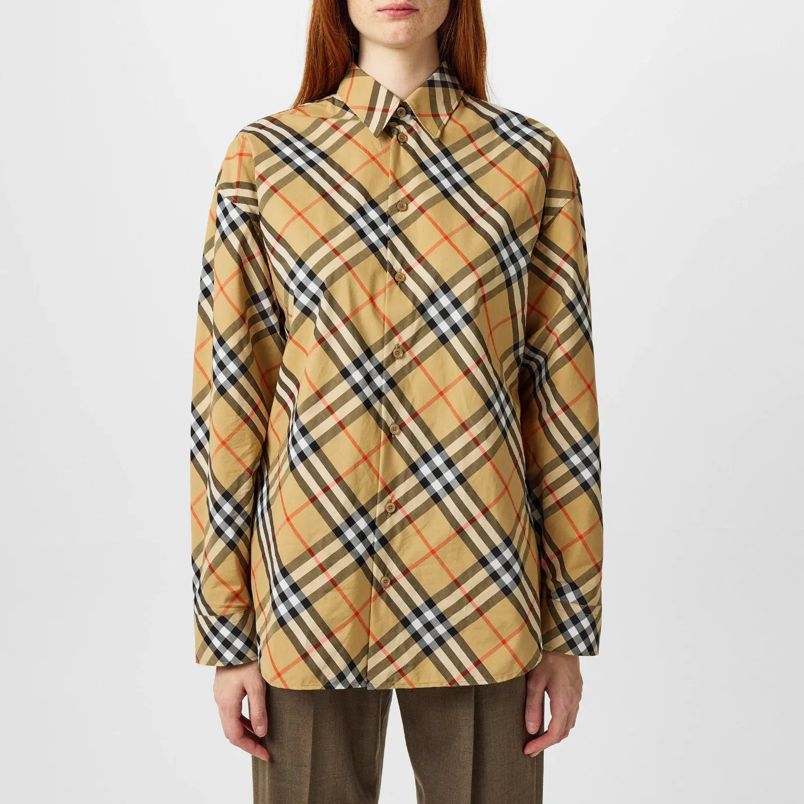 Vintage Check Long-Sleeved Shirt