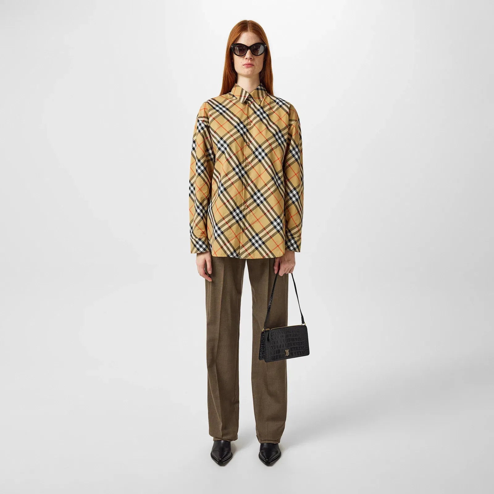 Vintage Check Long-Sleeved Shirt