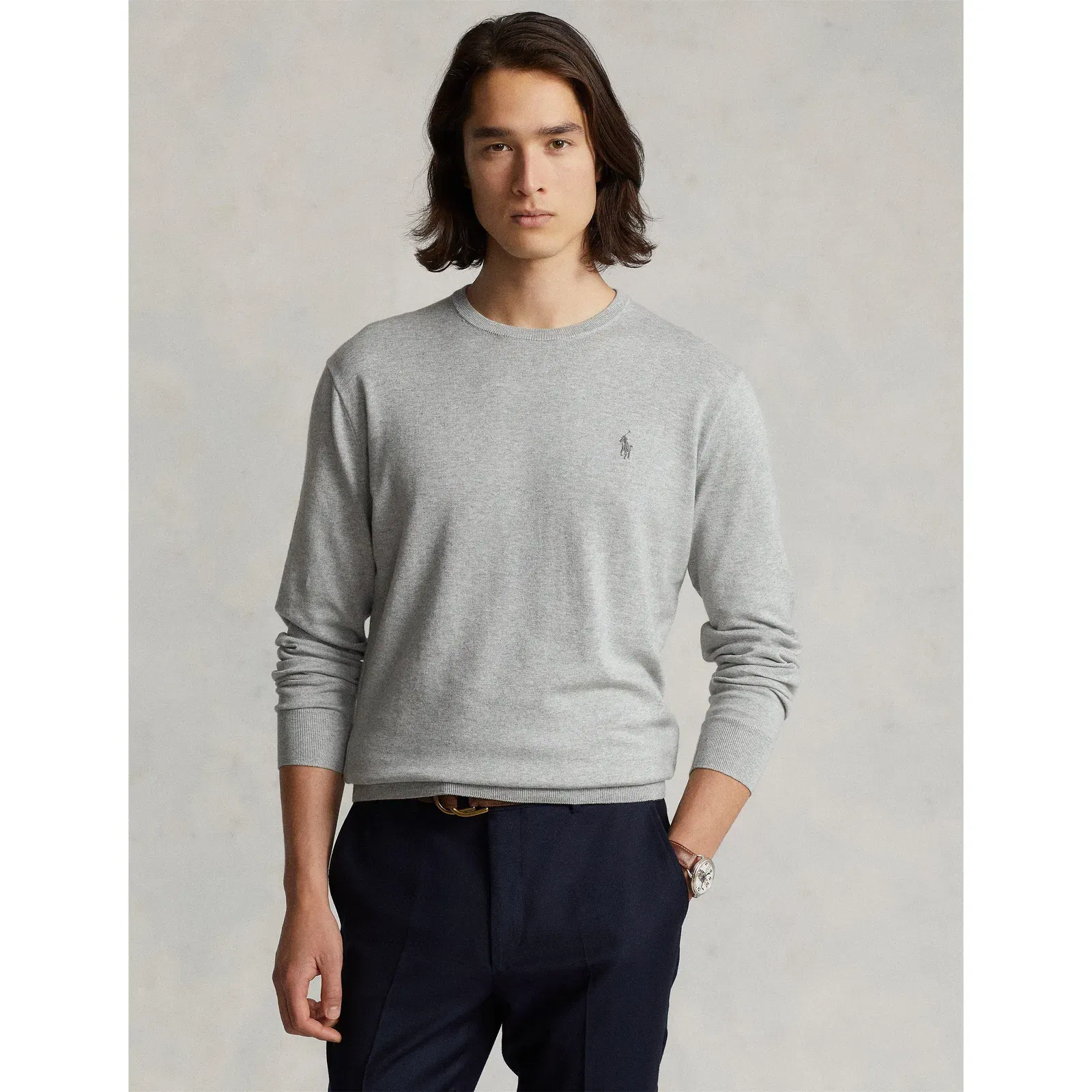 Pima Crew Neck Sweatshirt