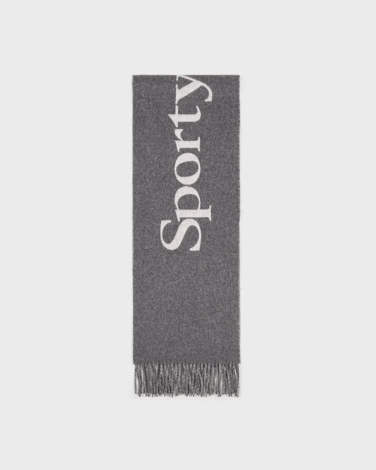 Big Serif Scarf - Gray