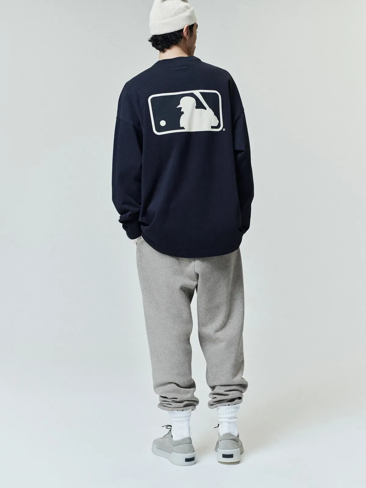 Essentials Mlb Boxy Long Sleeve T-Shirt Black