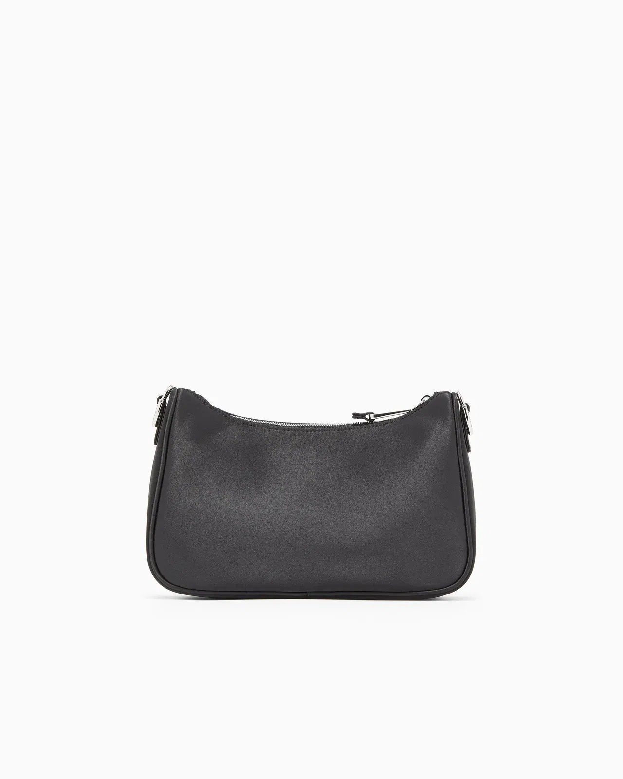 Emporio Armani Satin shoulder bag with chain strap