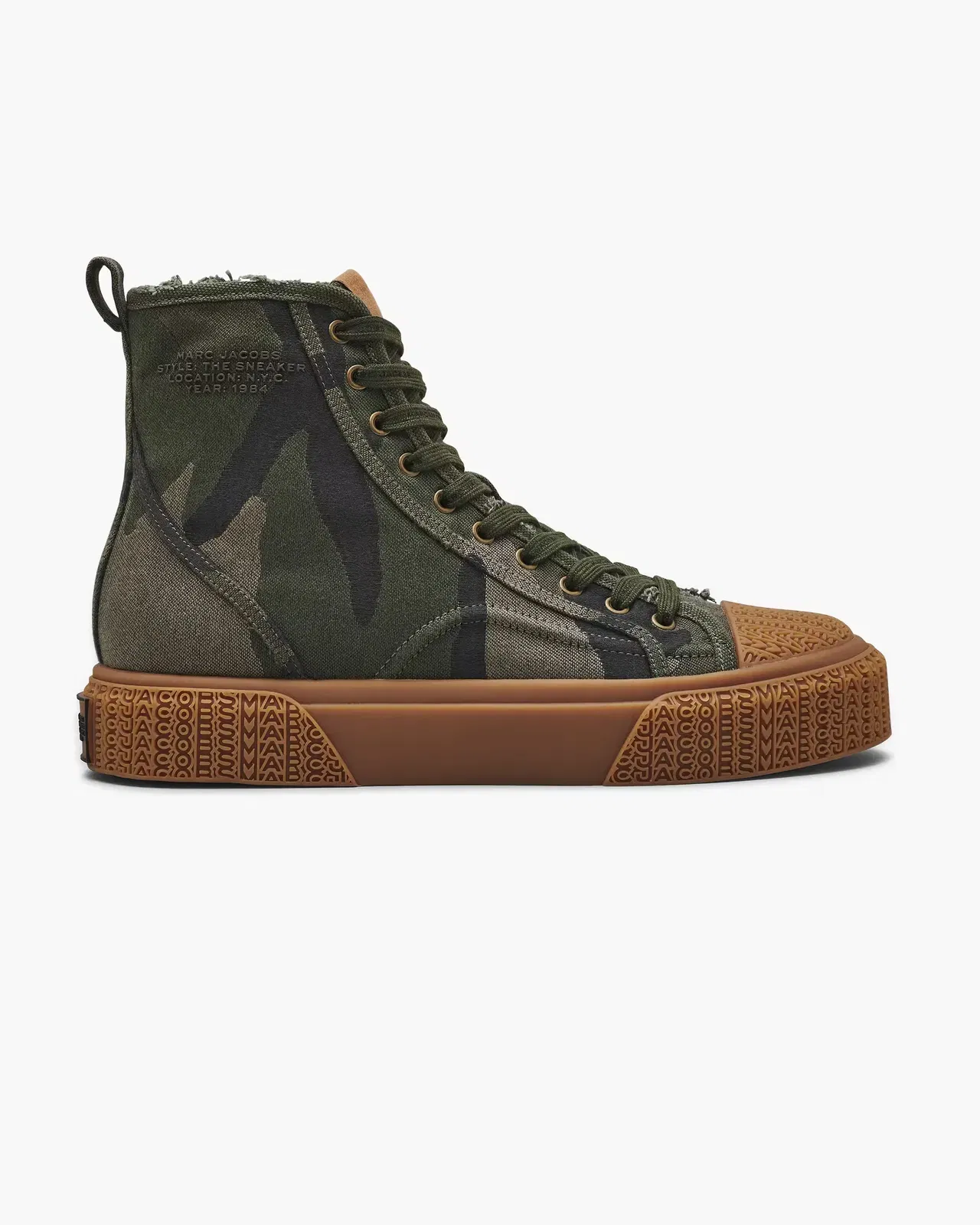 Marc Jacobs Marc Jacobs The Camo Jacquard High Top Sneaker Camo Multi Camo Multi