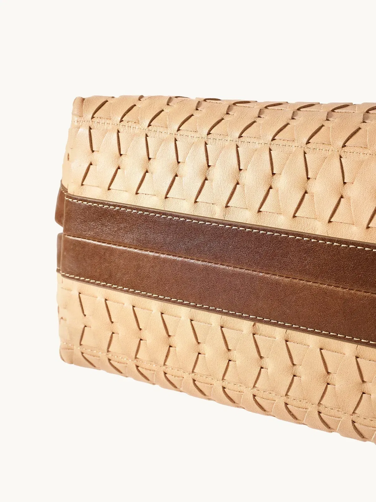 Songmont Small Lattice Tote Sulfur
