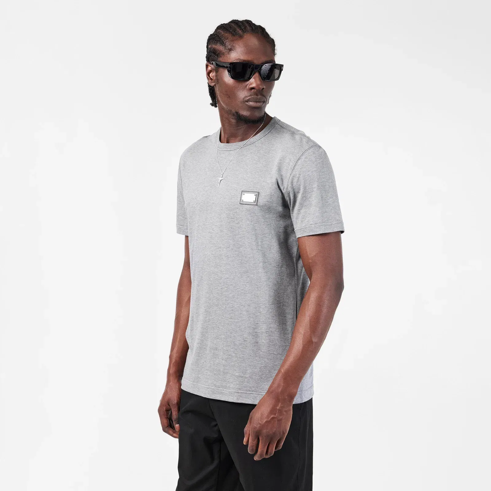 Cotton Plate T-Shirt