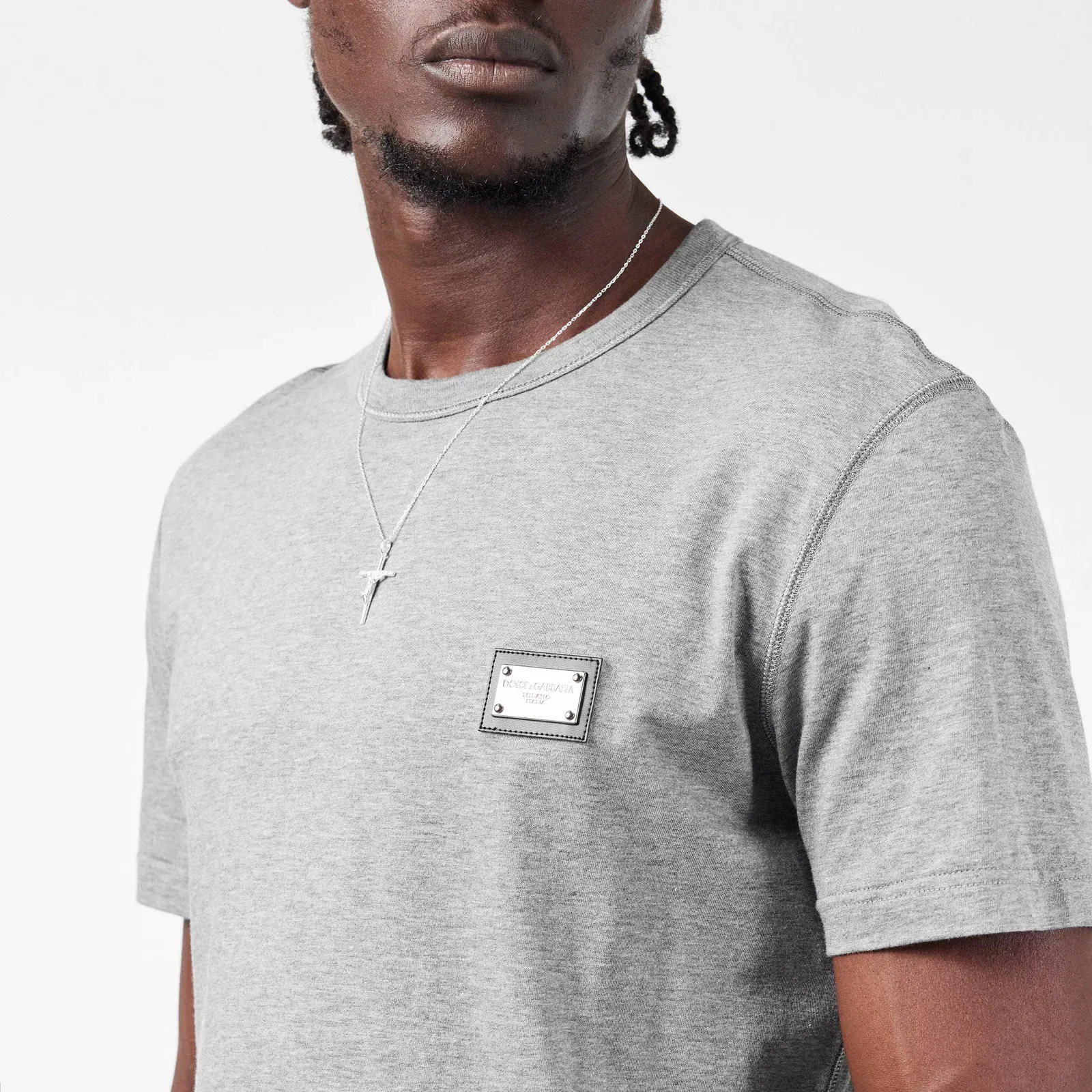 Cotton Plate T-Shirt