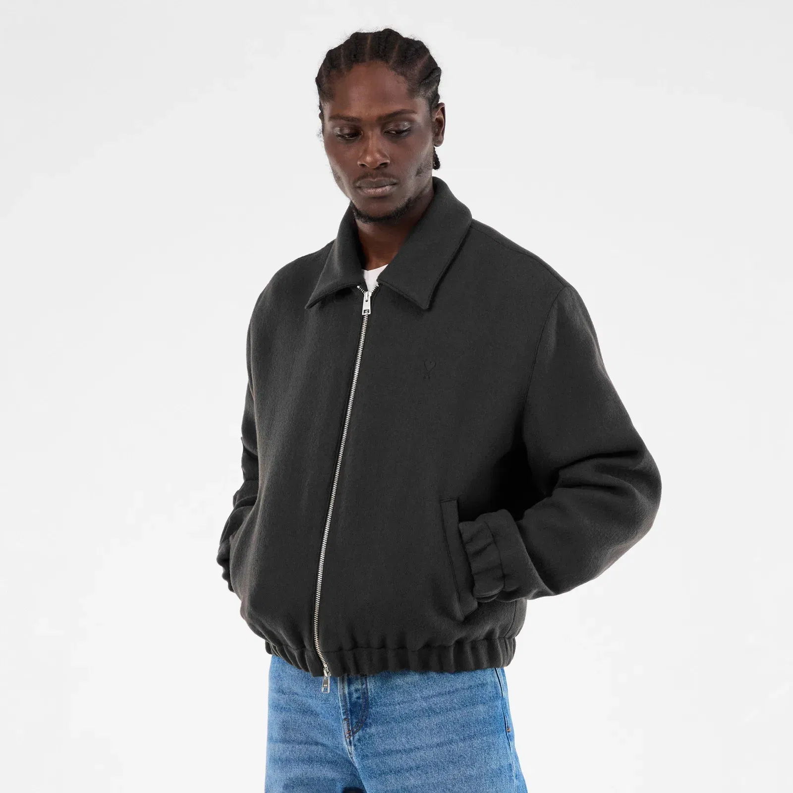 Wool Harrington Jacket
