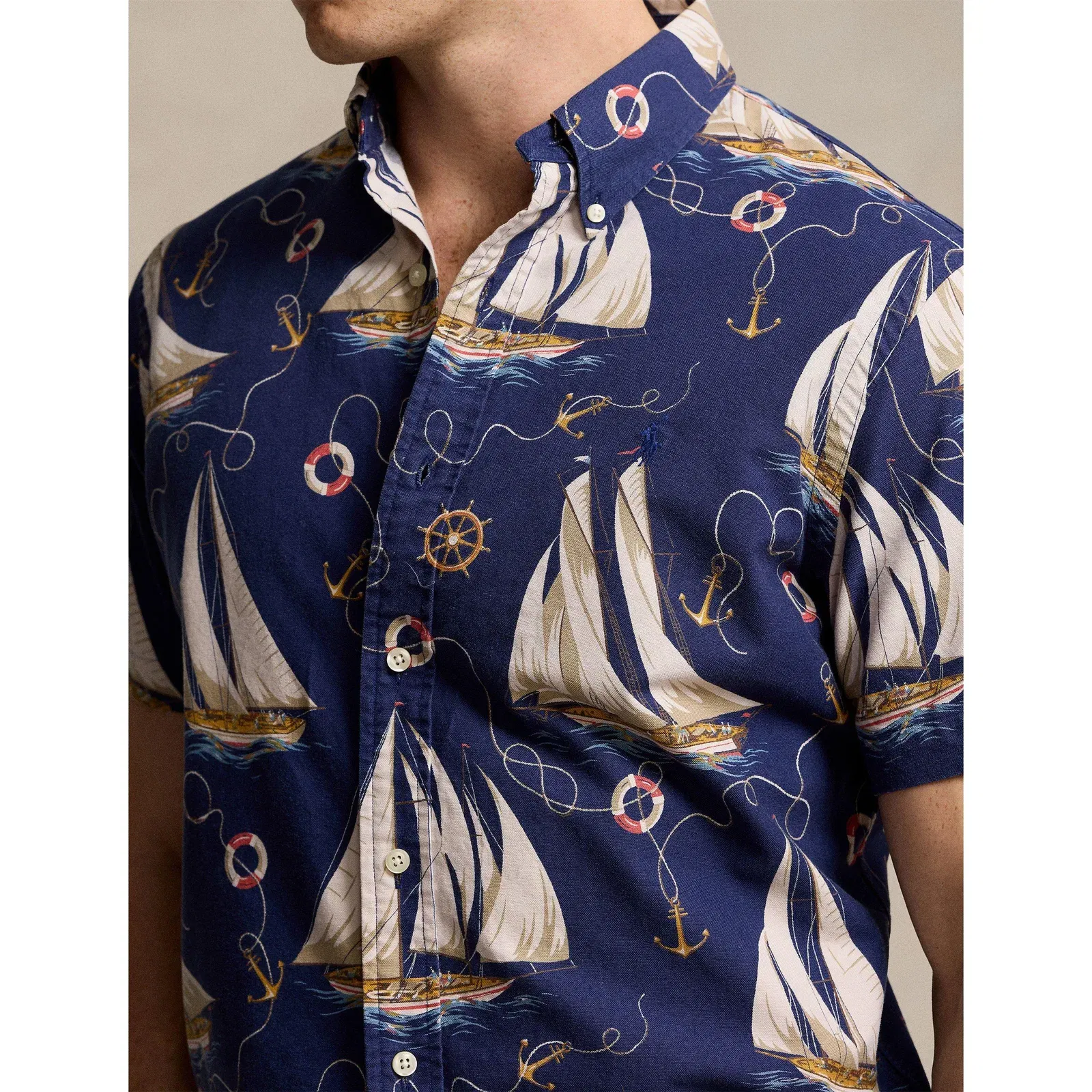 Classic Fit Nautical Oxford Shirt