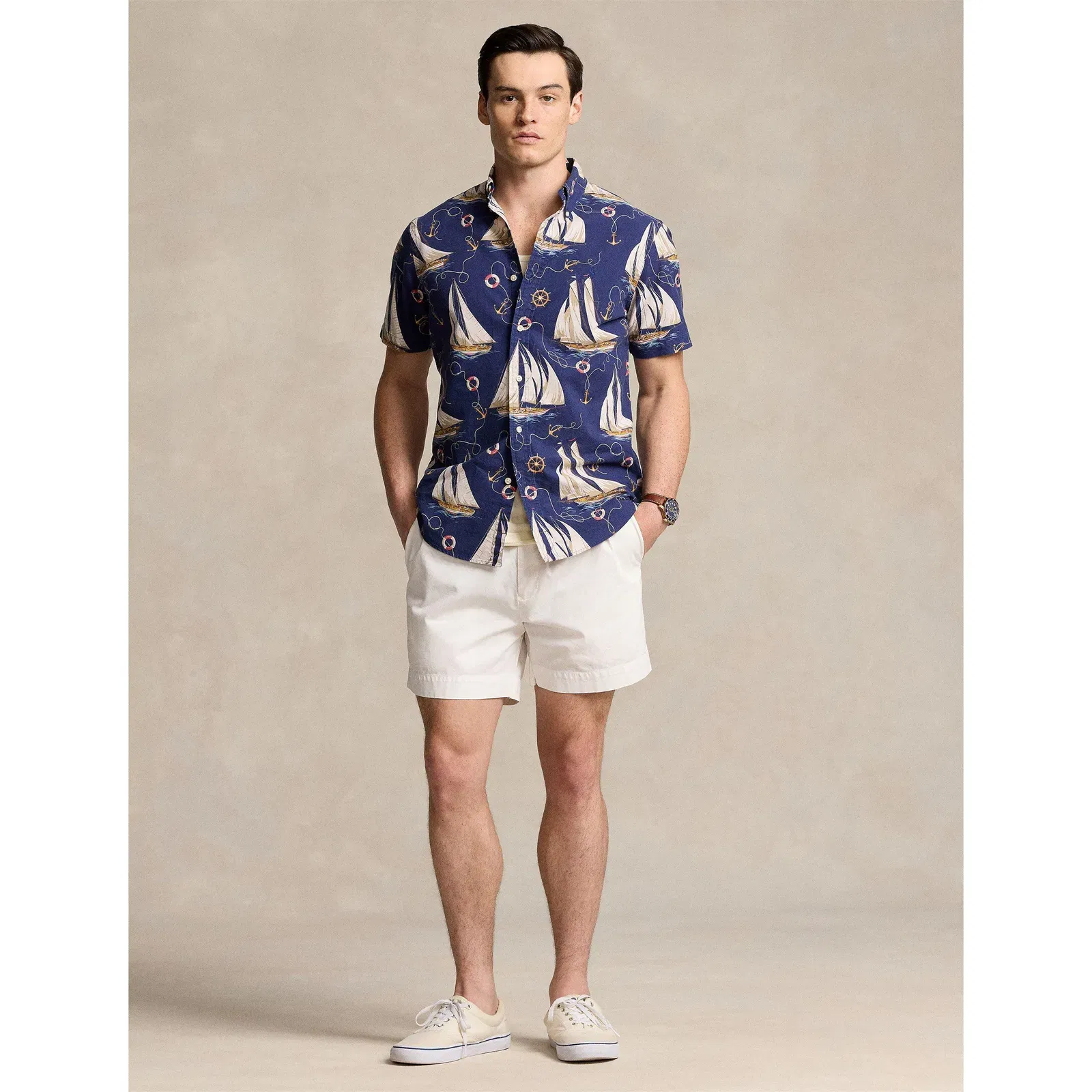 Classic Fit Nautical Oxford Shirt