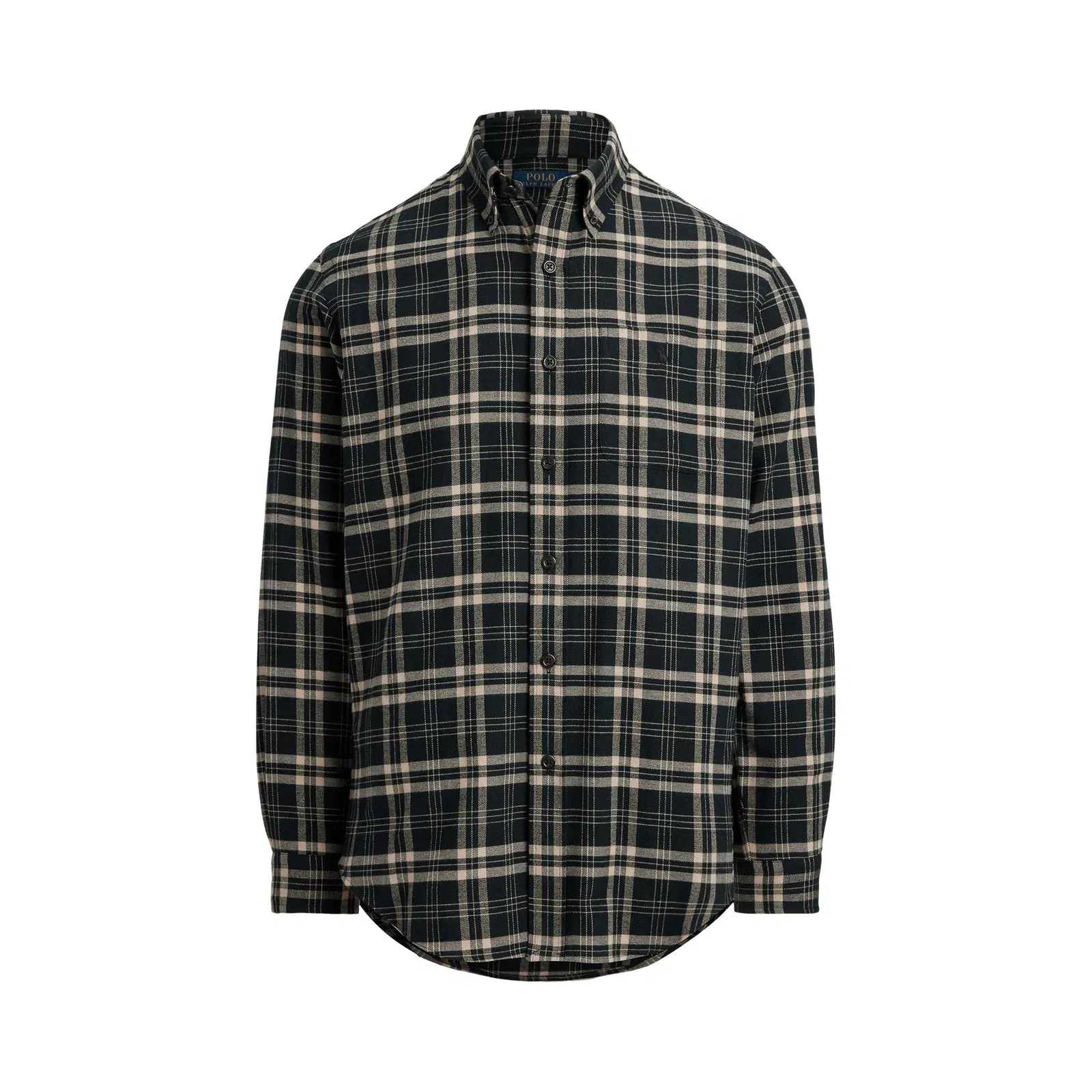 Brushed Check Flannel Long Sleeve Shirt