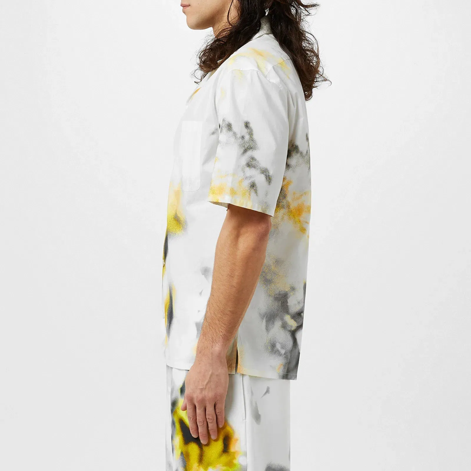 Obscured Flower Vacation Shirt