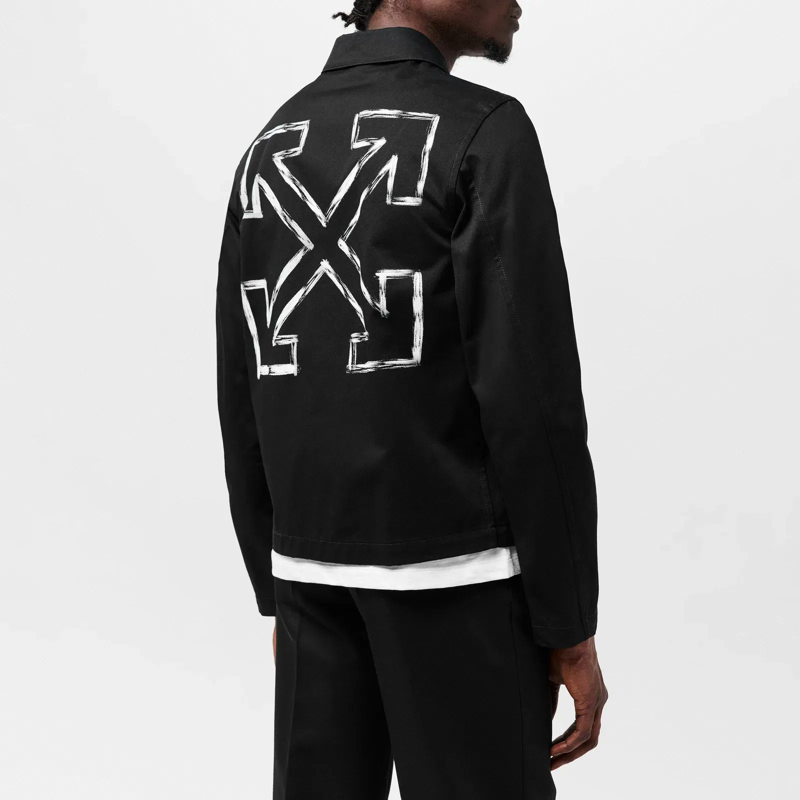 Arrow Long Sleeve Zip Overshirt