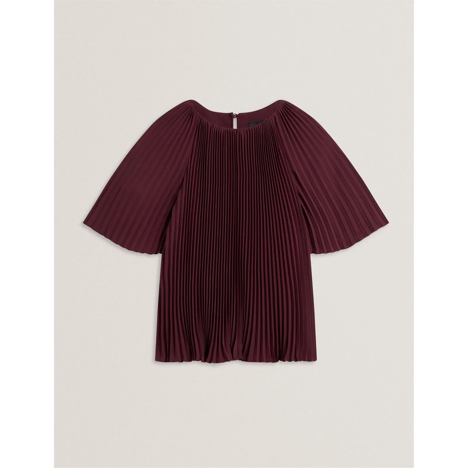 Short Sleeve Pleated Top
