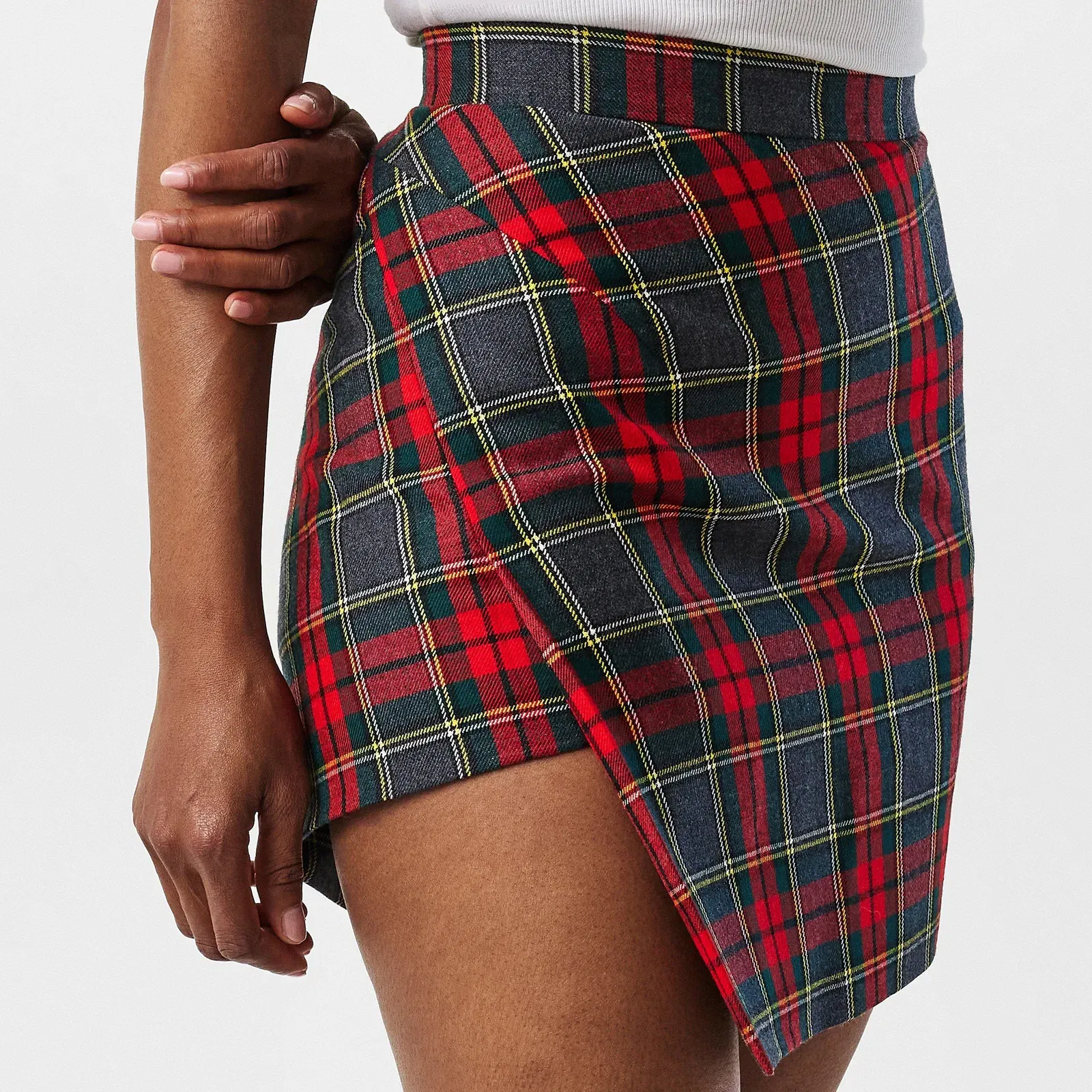 Viv Tartan Mini Skirt