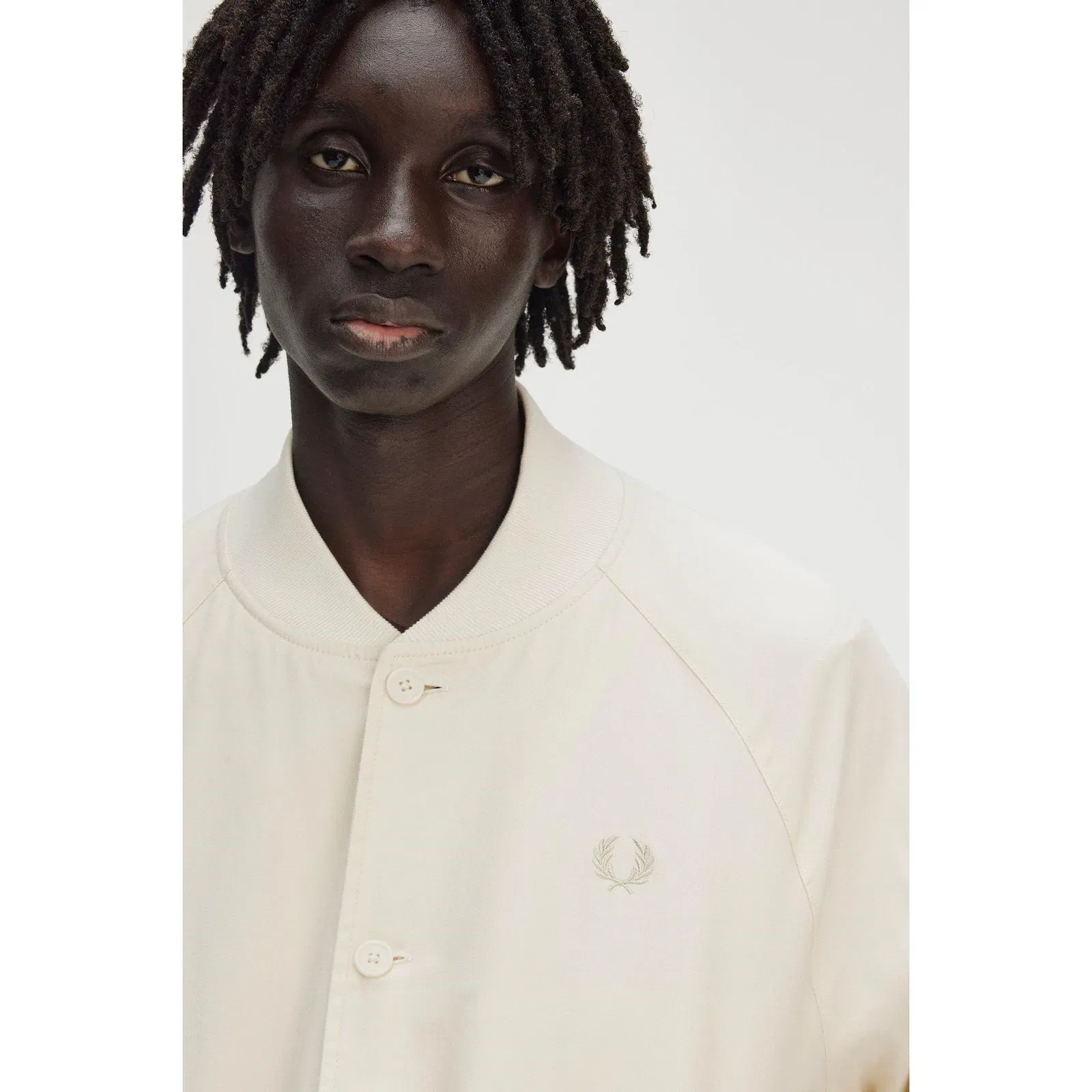Twill Tennis Cotton Button Up Varsity Jacket