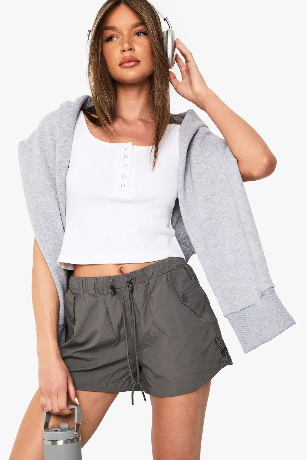 Nylon Cargo Short