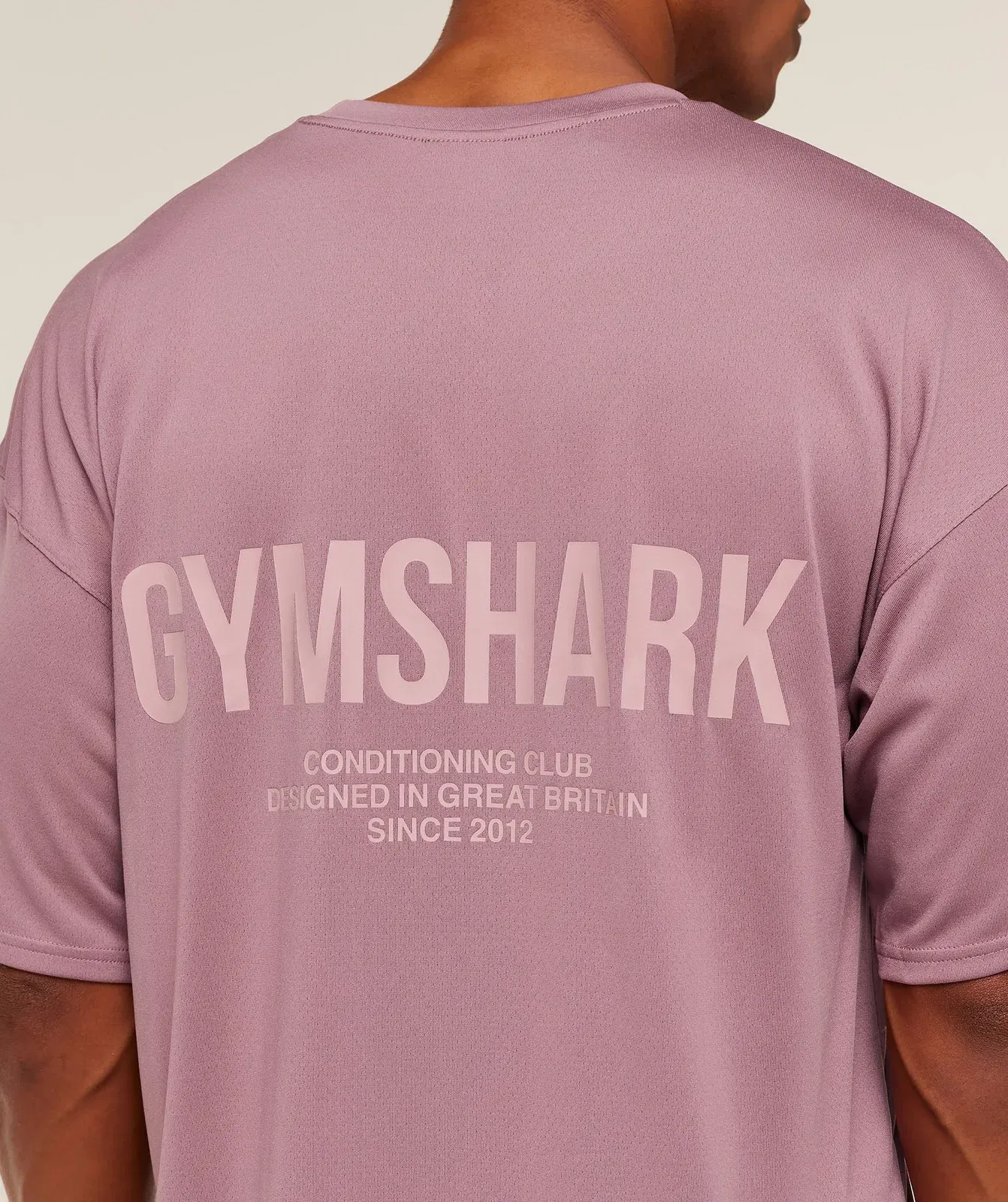 Gymshark Conditioning Club Oversized T-Shirt - GS Calm Pink/GS Light Pink