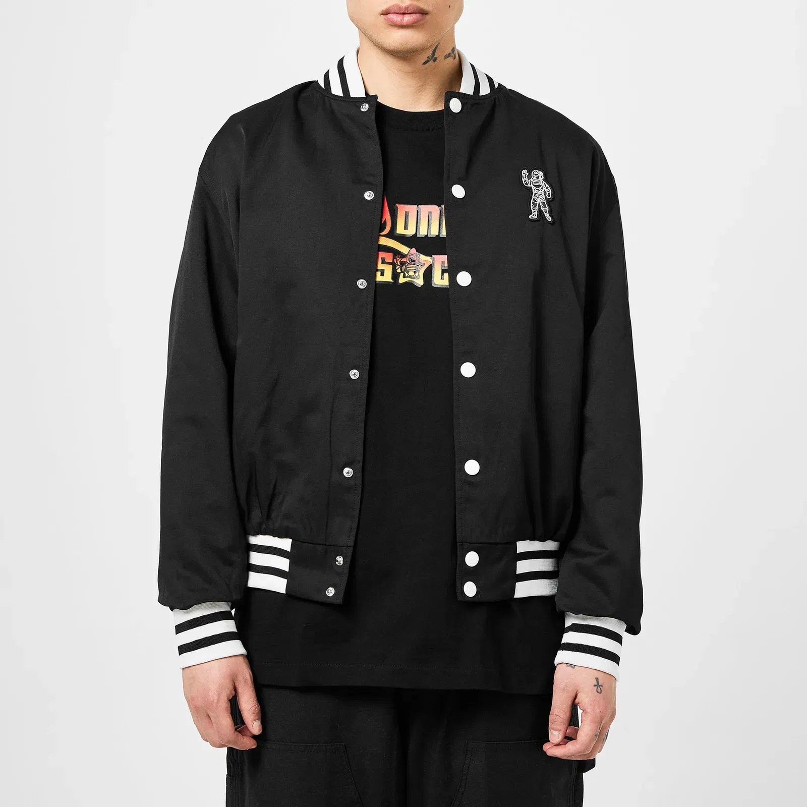 Cotton Long Sleeve Varsity Jacket