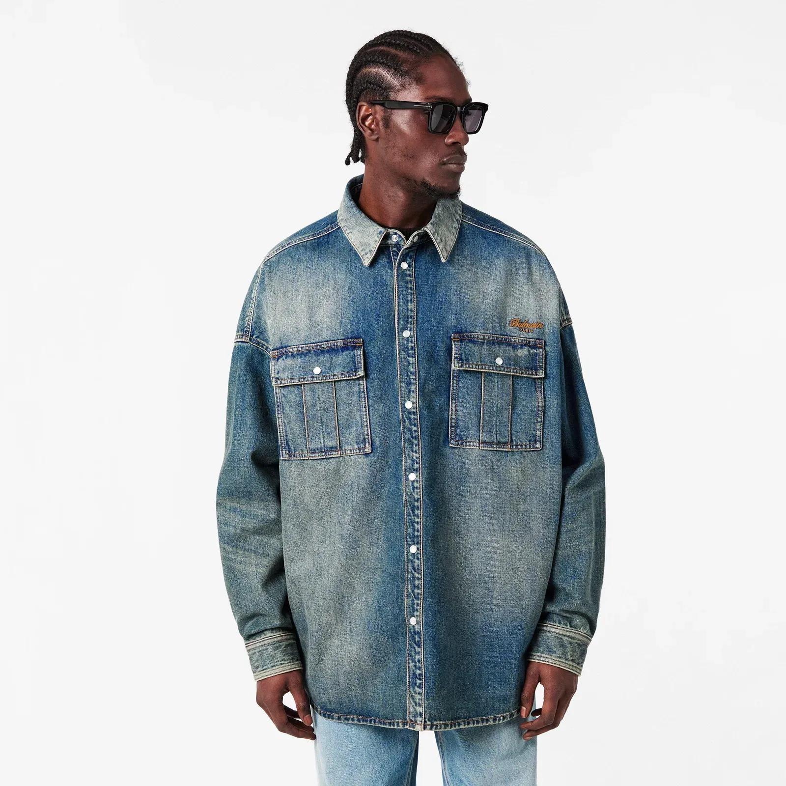 Long Sleeve Denim Shirt