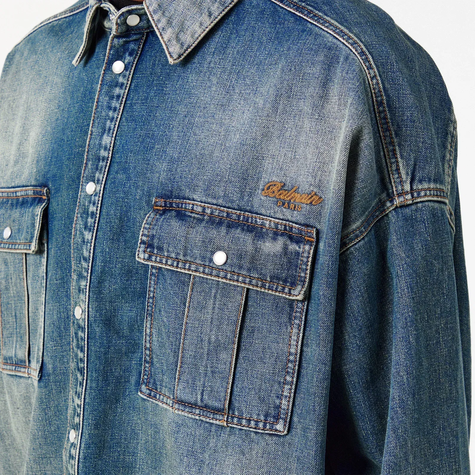 Long Sleeve Denim Shirt
