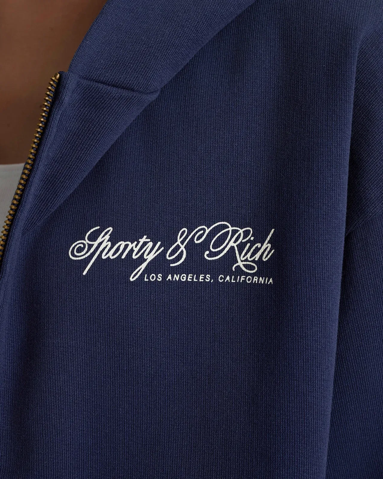 International Zip Hoodie - Navy