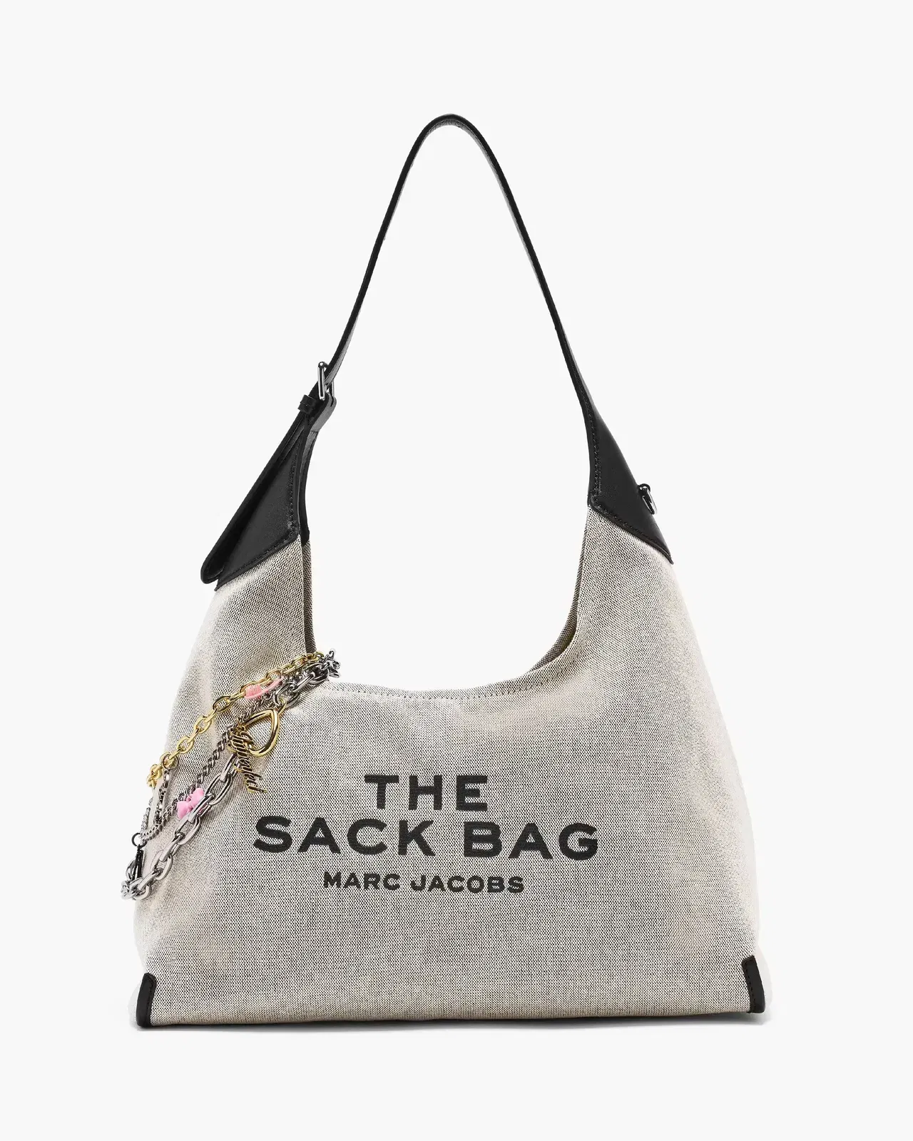 Marc Jacobs The Perfect Imperfect Charm Chain Shoulder Strap Nickel