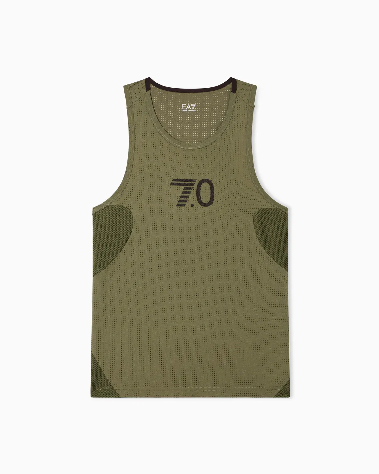 EA7 7.0 SHOW tank top in stretch technical fabric