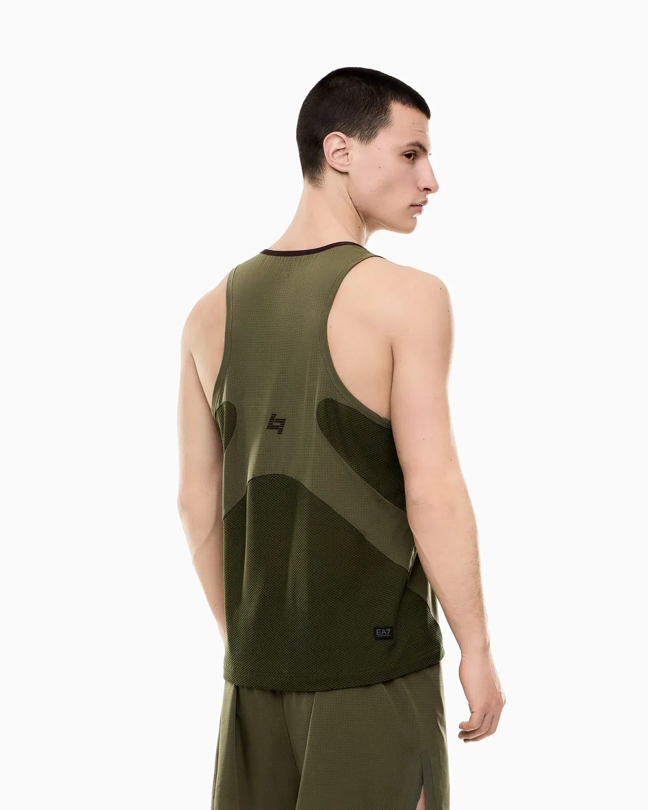 EA7 7.0 SHOW tank top in stretch technical fabric